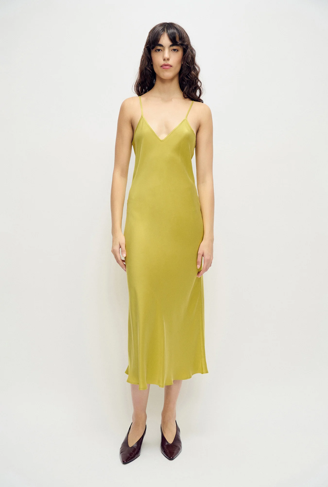 90s Slip Dress Limelight - Image 2