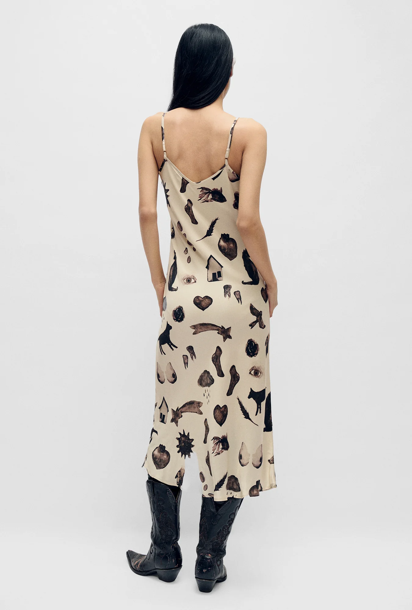 90s Slip Dress Miracles Hazelnut - Image 3
