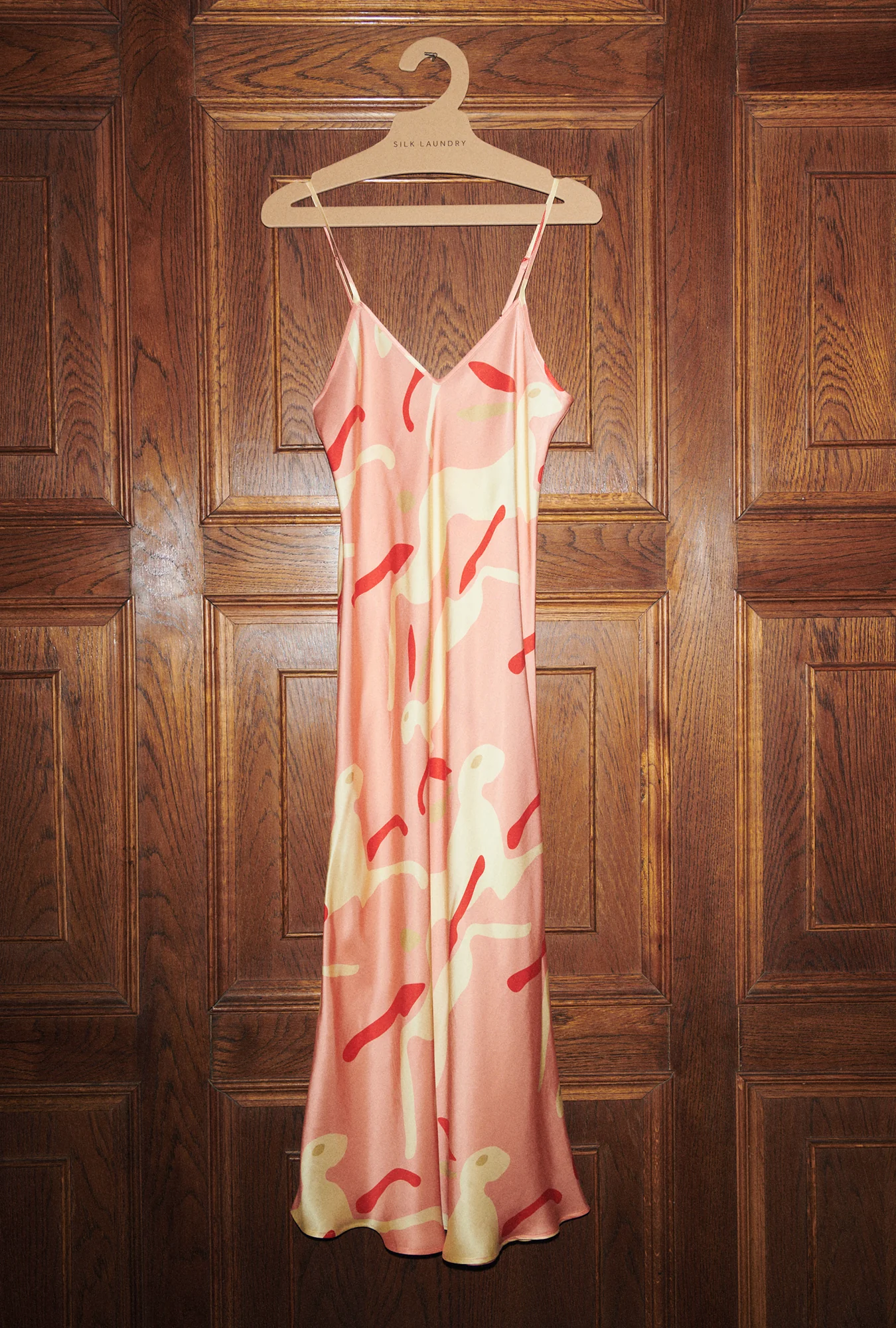 90s Slip Dress Rabbit Amaranth - Image 4