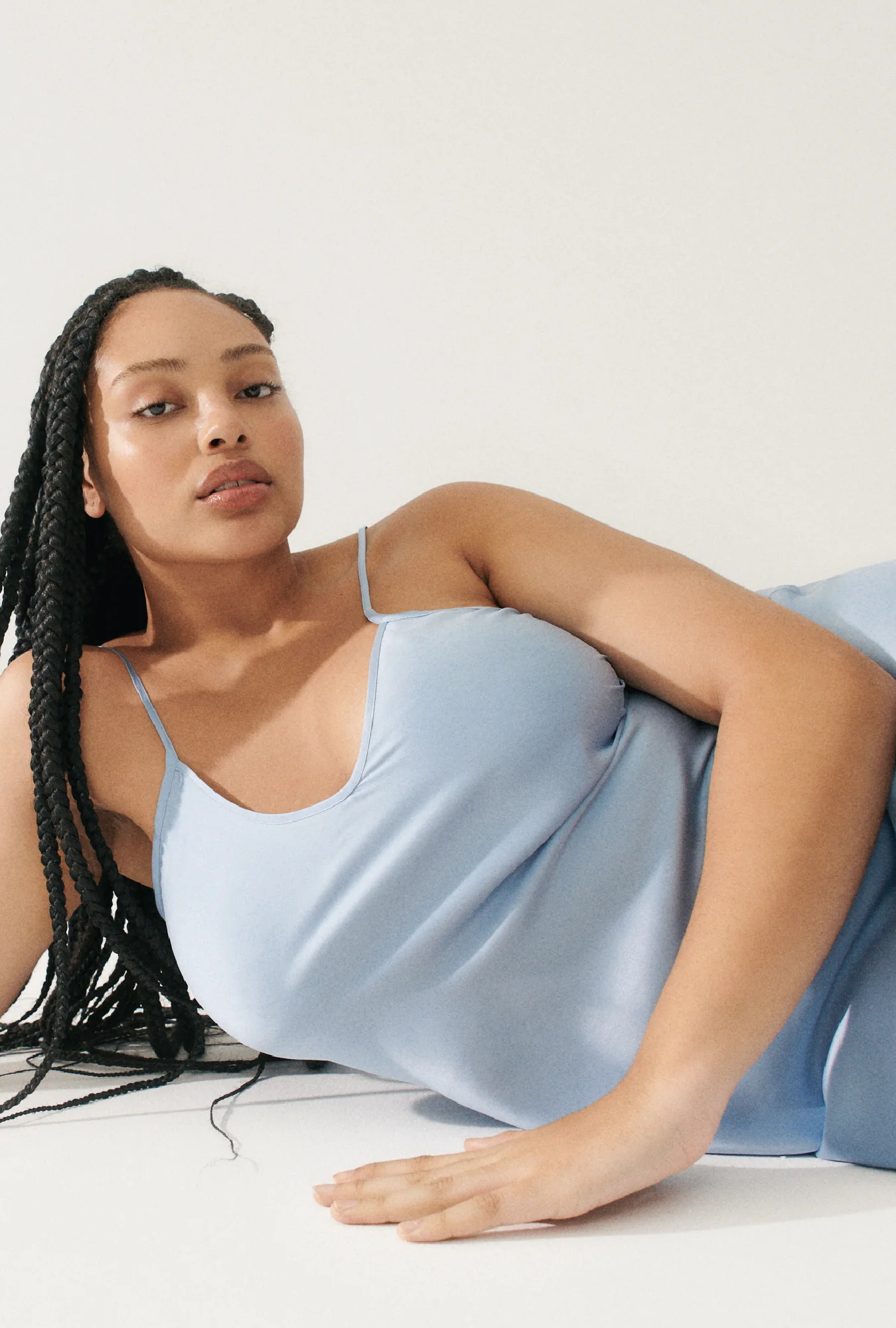 90s Slip Dress Sky - Image 5