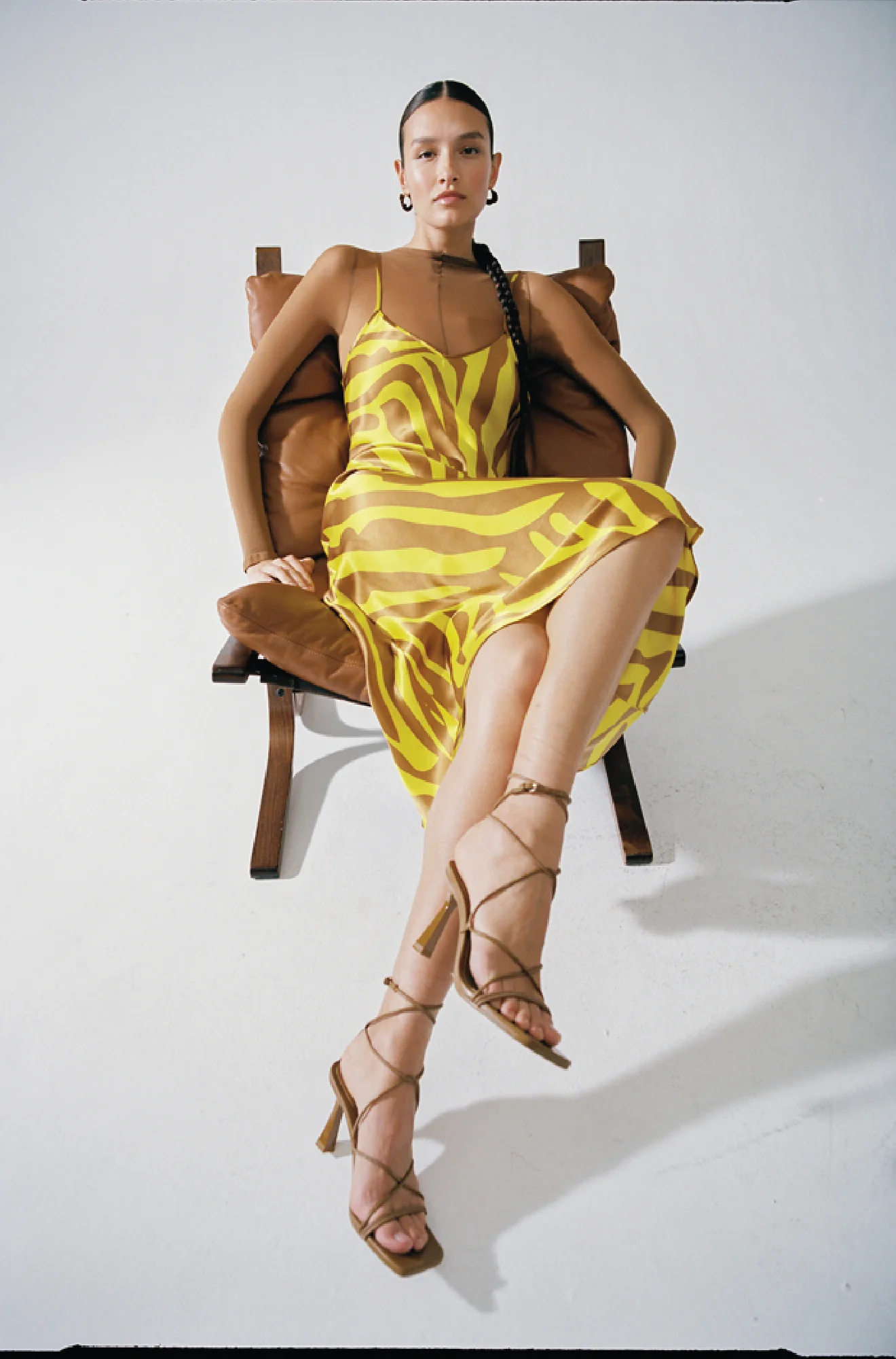 90s Slip Dress Tiger Matisse - Image 2