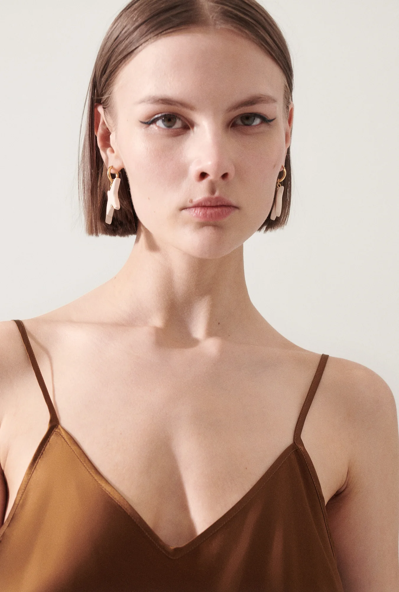 90S Slip Dress Van Dyke Brown - Image 4