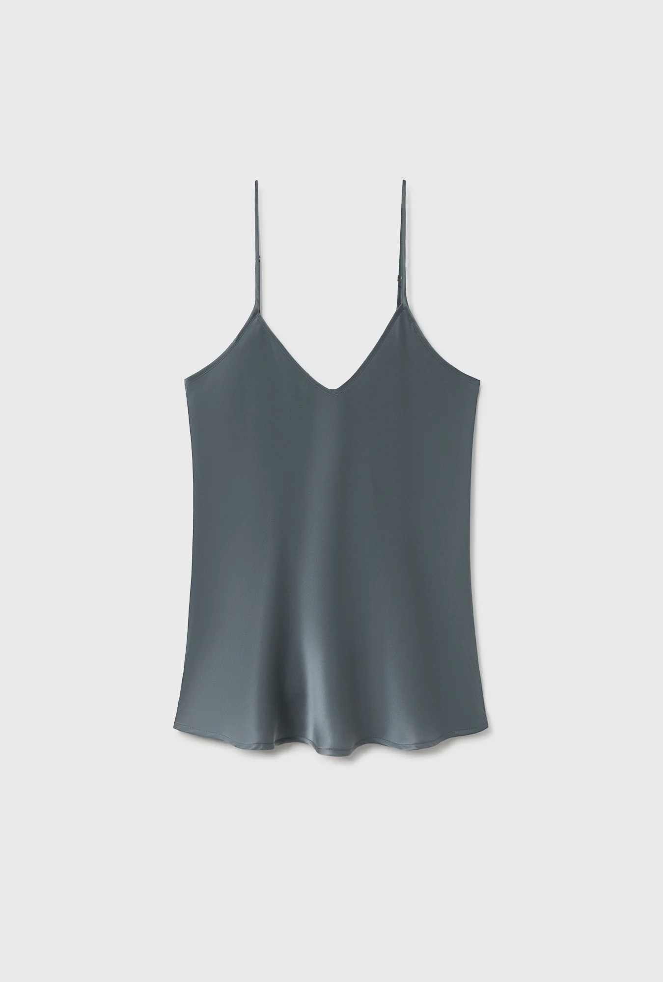 Bias Cut Cami Slate