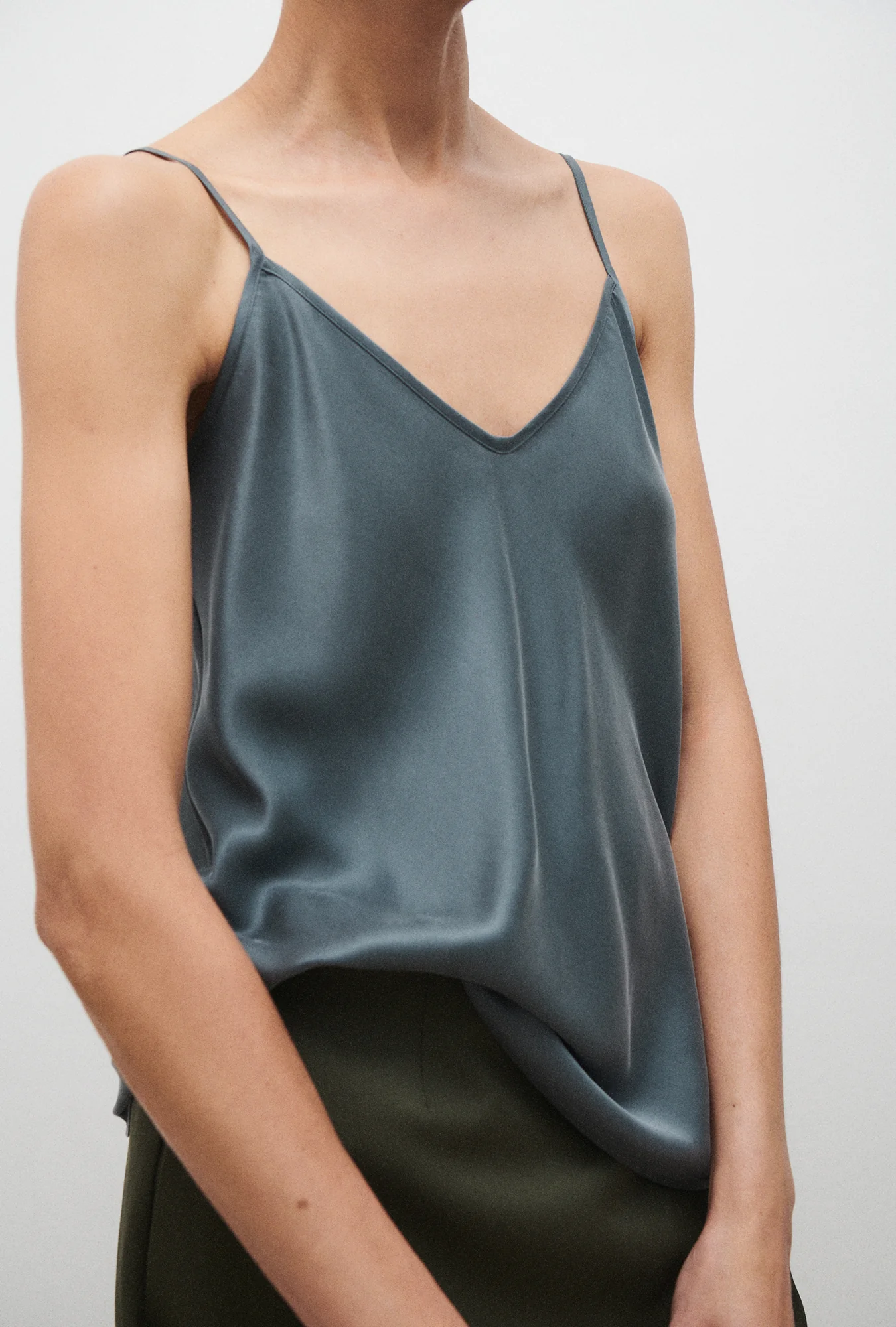 Bias Cut Cami Slate - Image 3