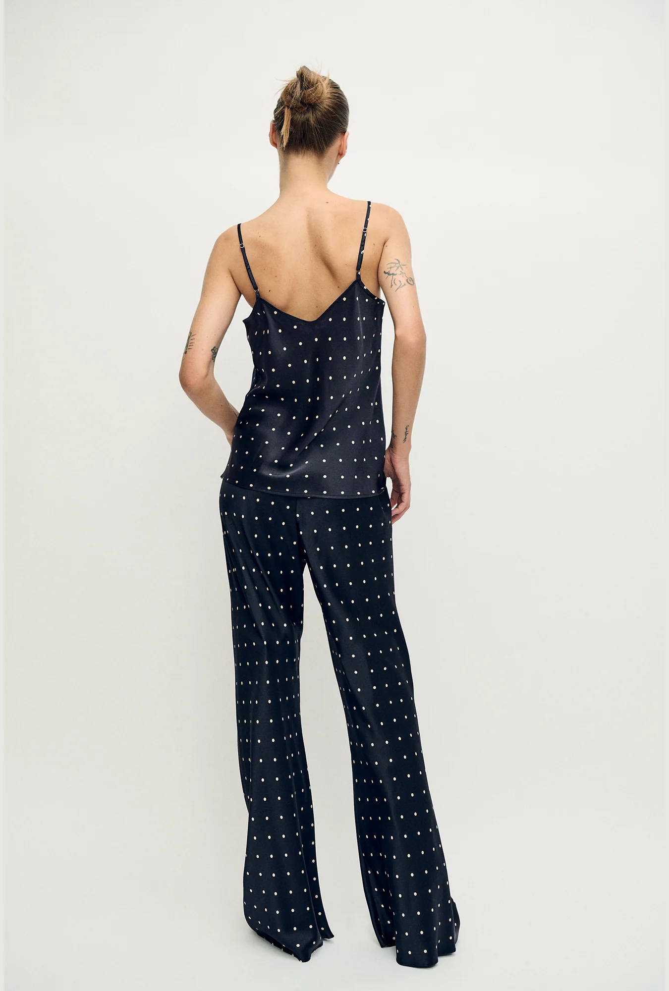 Bias Cut Cami Small Polka Dot - Image 3