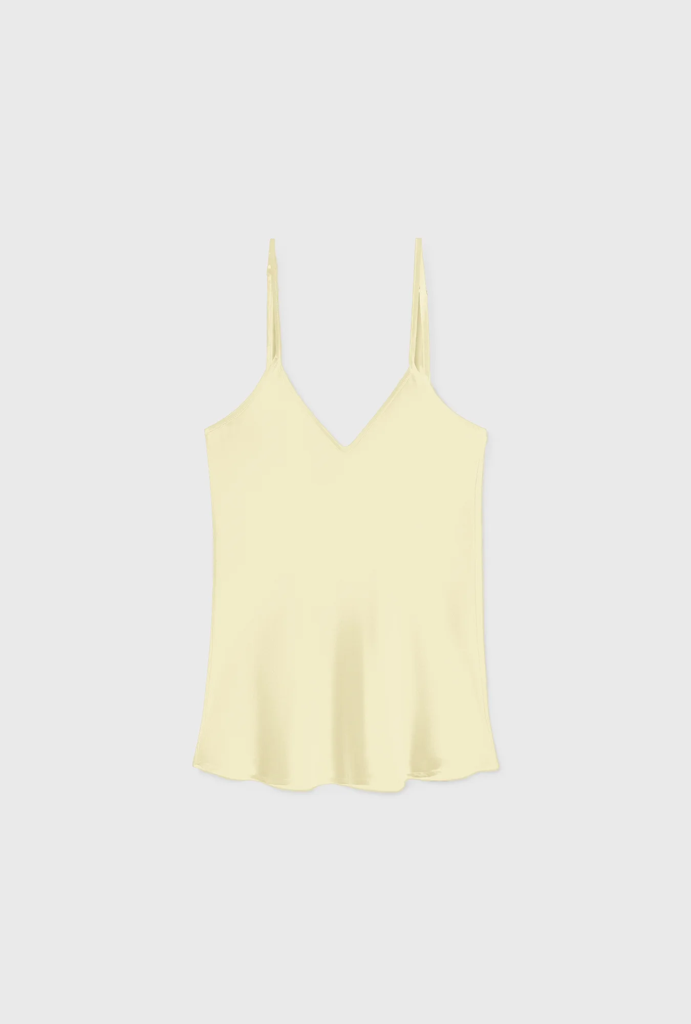 Bias Cut Cami Vanilla Flower