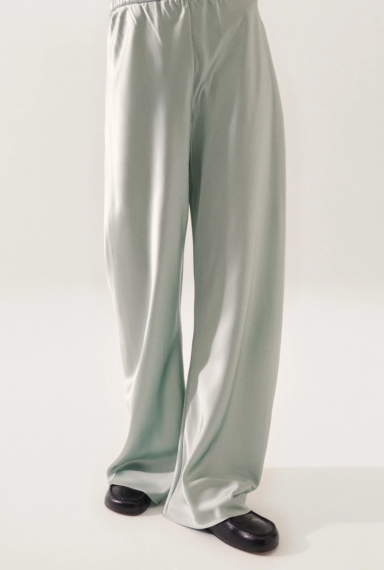 Bias Cut Pants Alabaster - Image 5