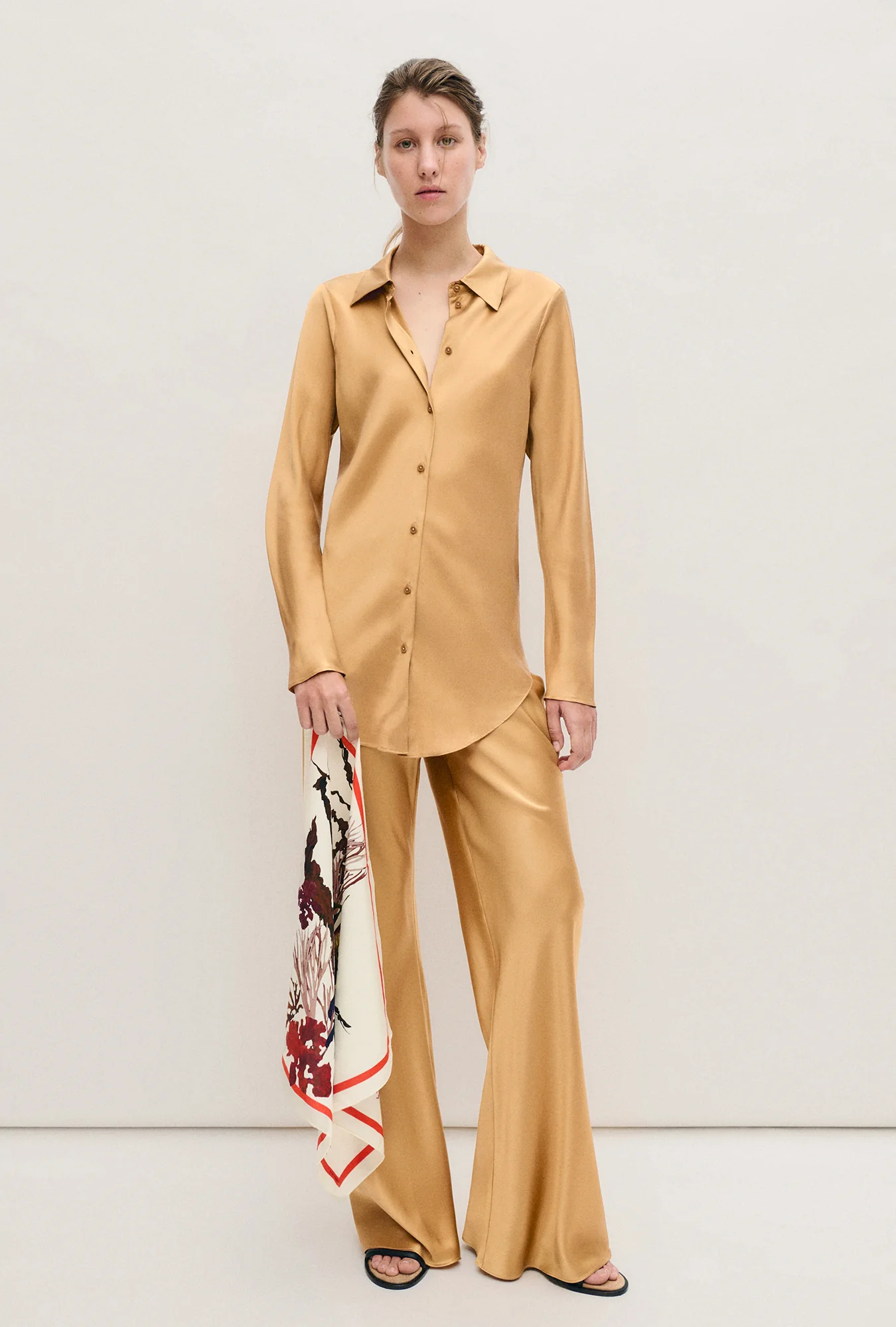 Bias Cut Pants Cowrie - Image 2