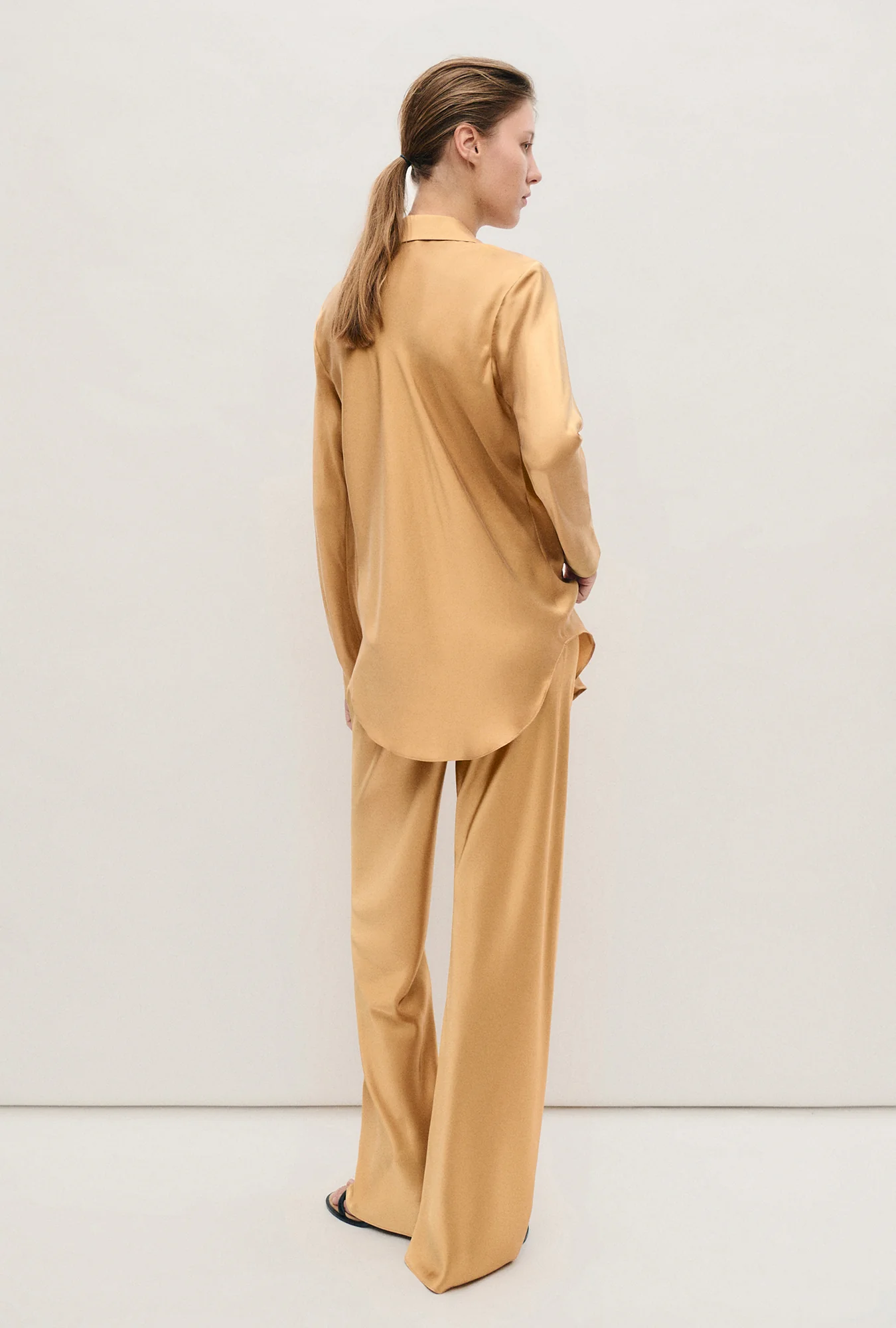 Bias Cut Pants Cowrie - Image 3