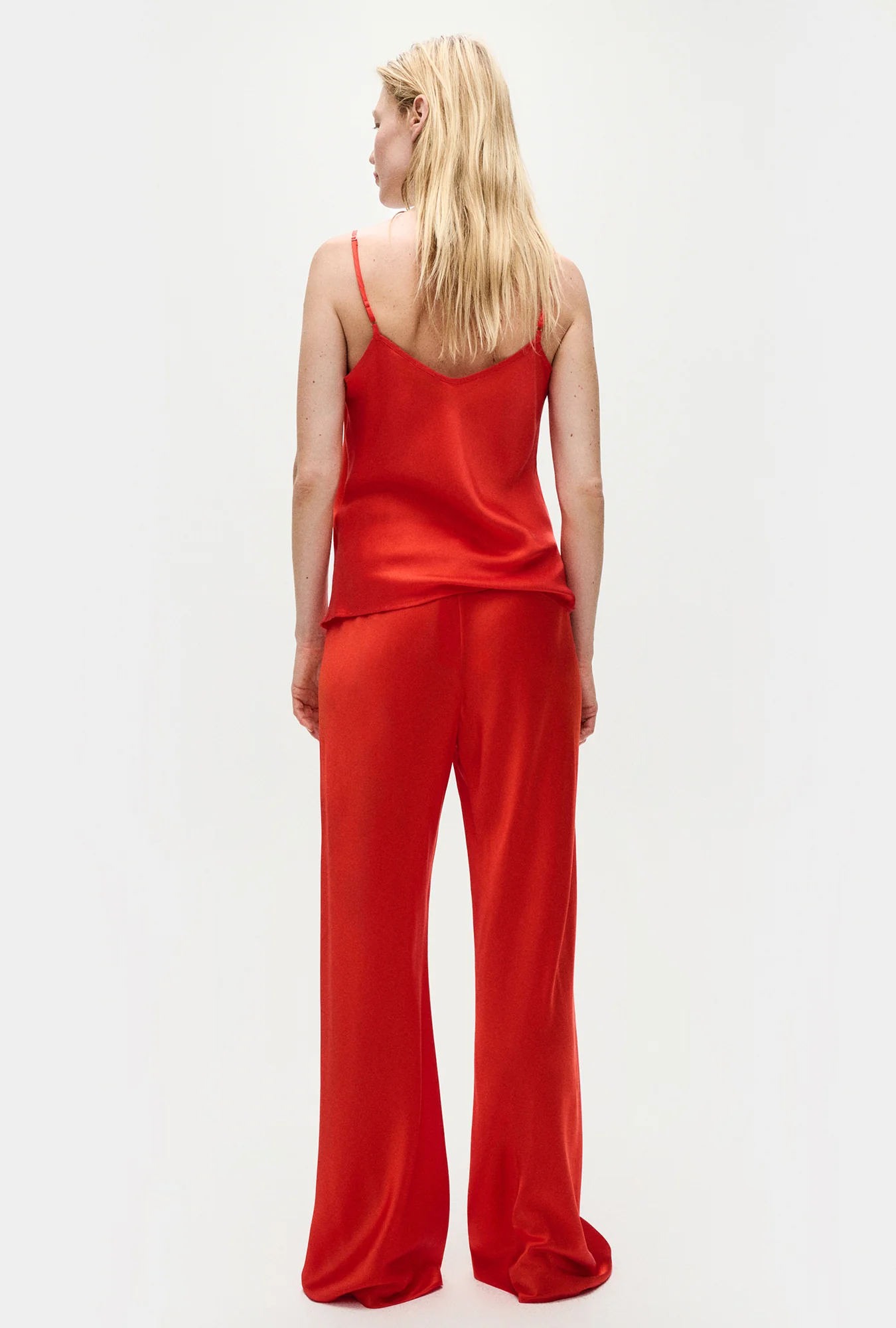 Bias Cut Pants Geranium - Image 3