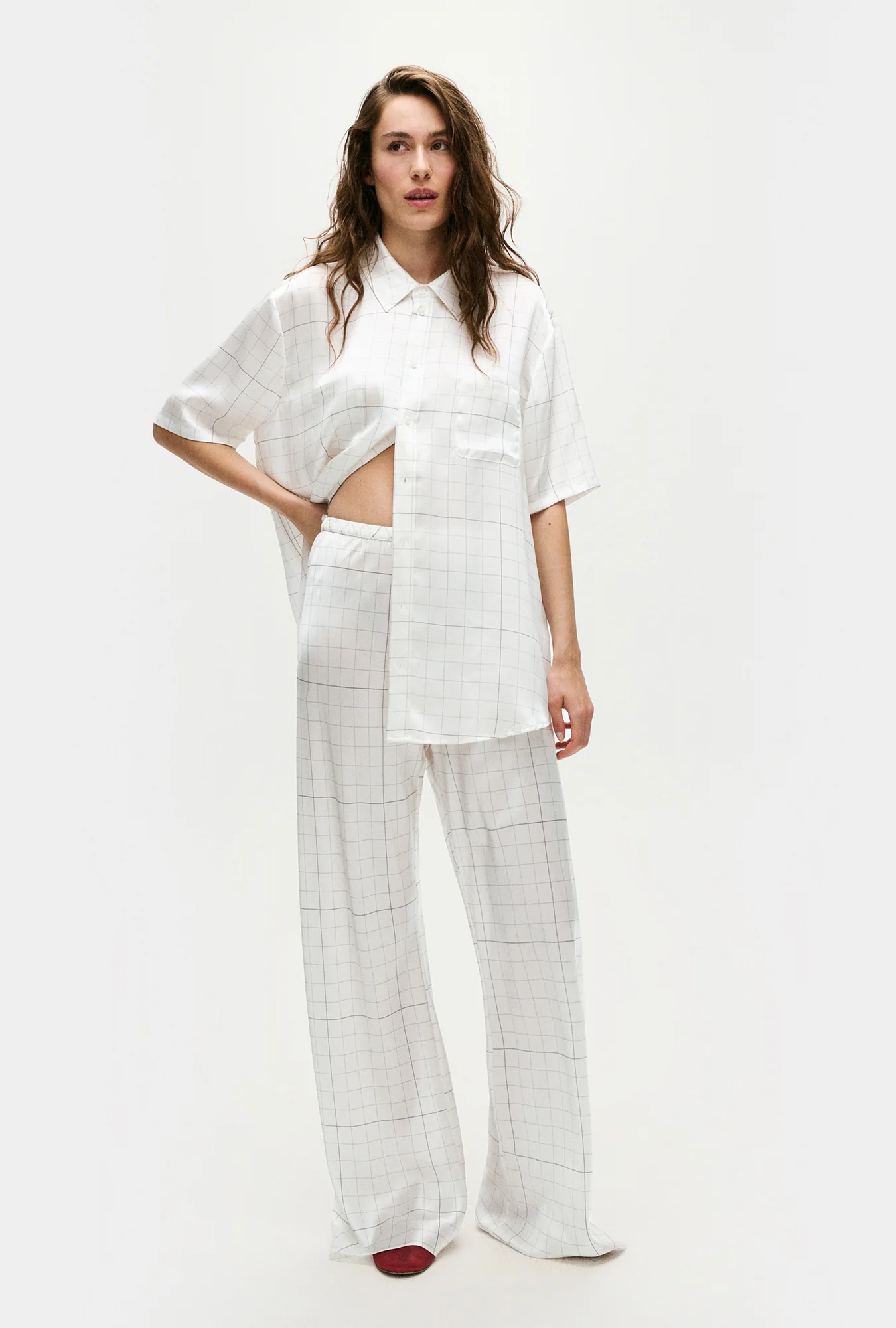 Bias Cut Pants Grid - Image 2