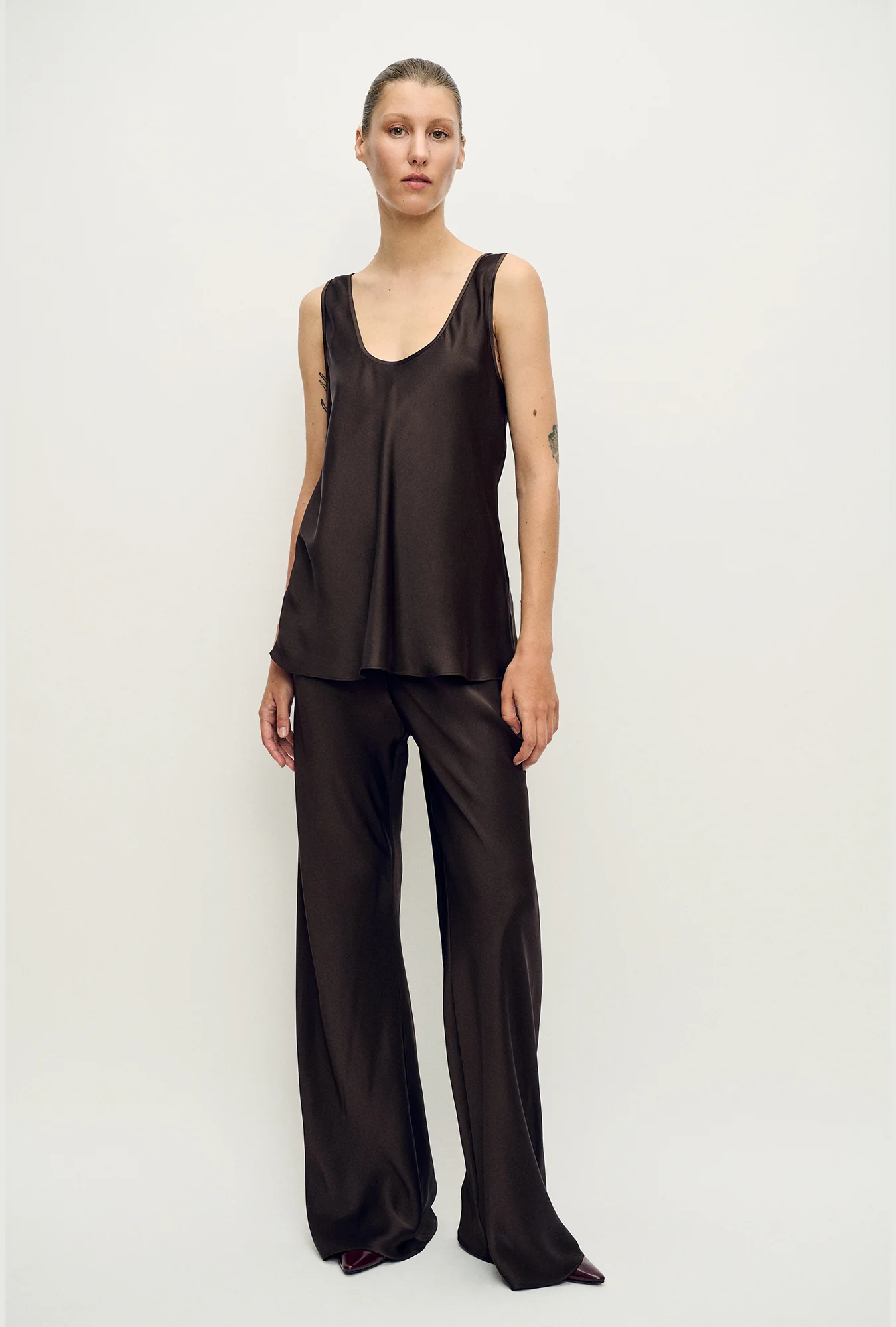 Bias Cut Pants Mantis - Image 2