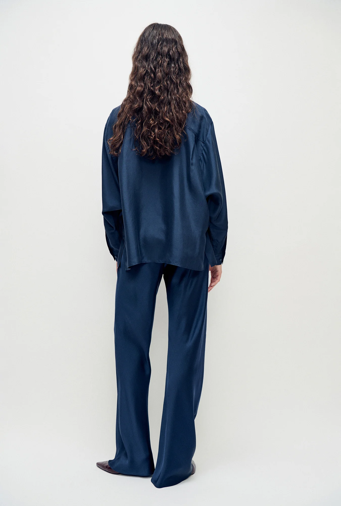 Bias Cut Pants Midnight - Image 3