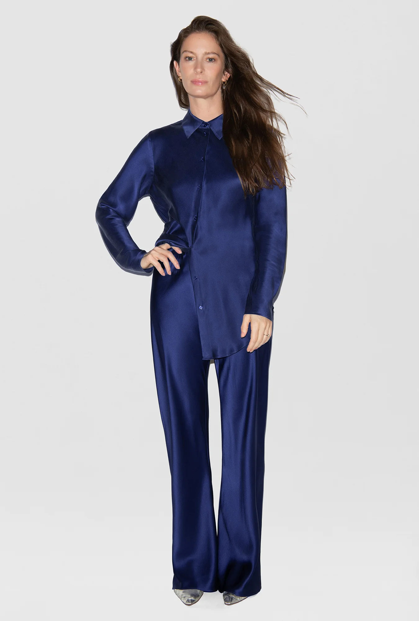 Bias Cut Pants Purple Rain - Image 2