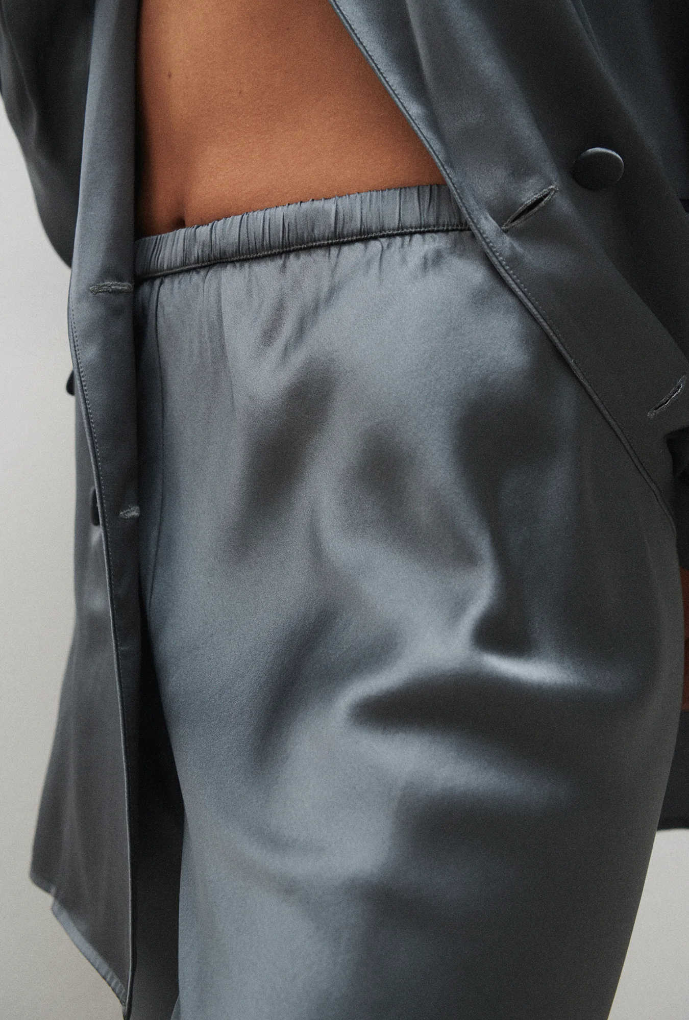 Bias Cut Pants Slate - Image 4
