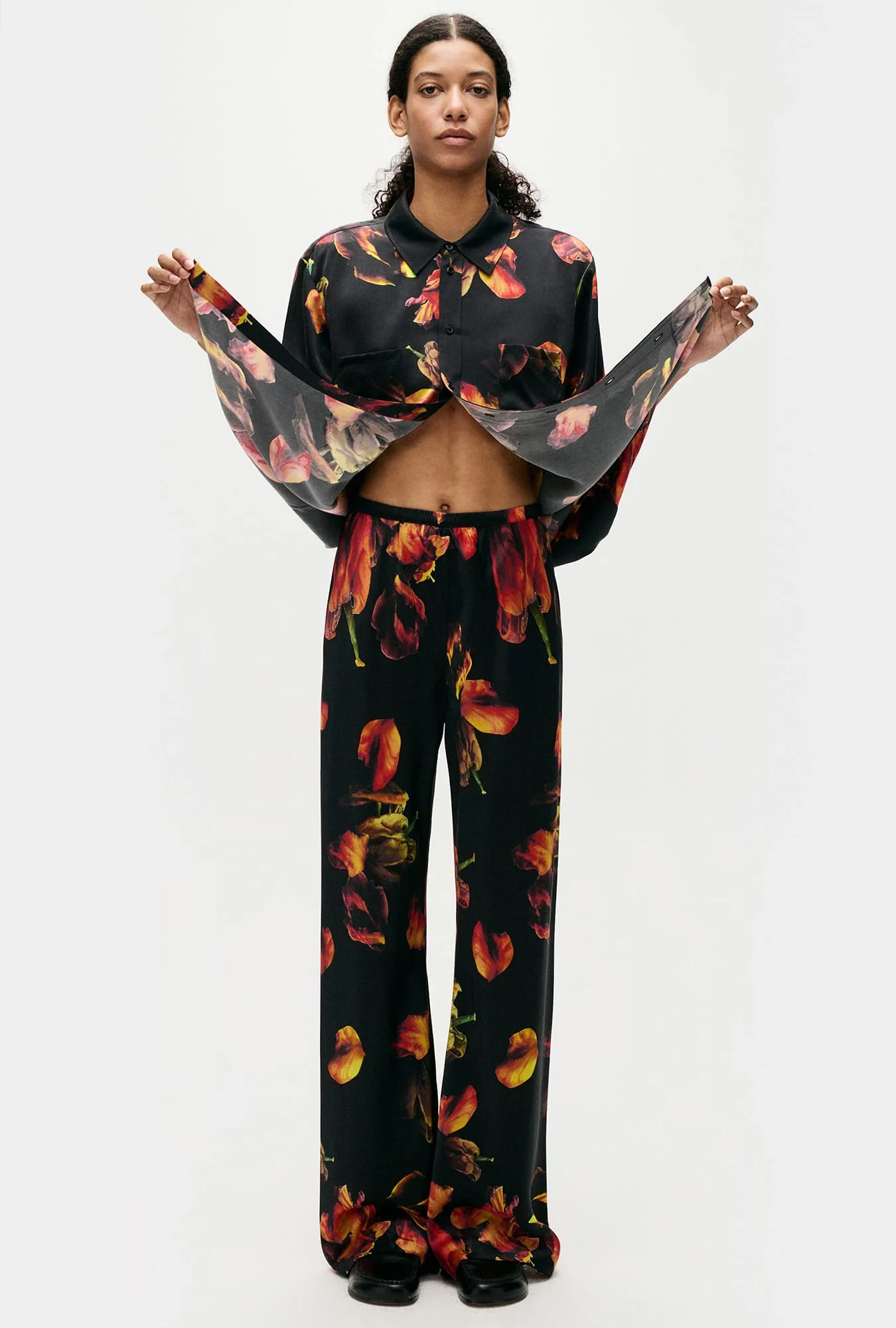 Bias Cut Pants Tulipa Black - Image 2