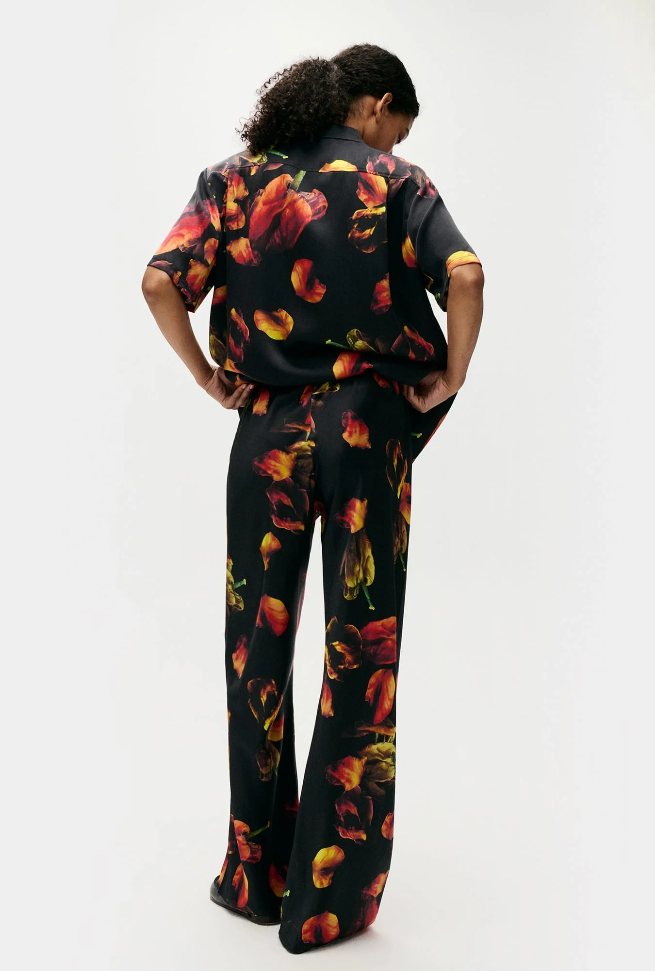 Bias Cut Pants Tulipa Black - Image 3
