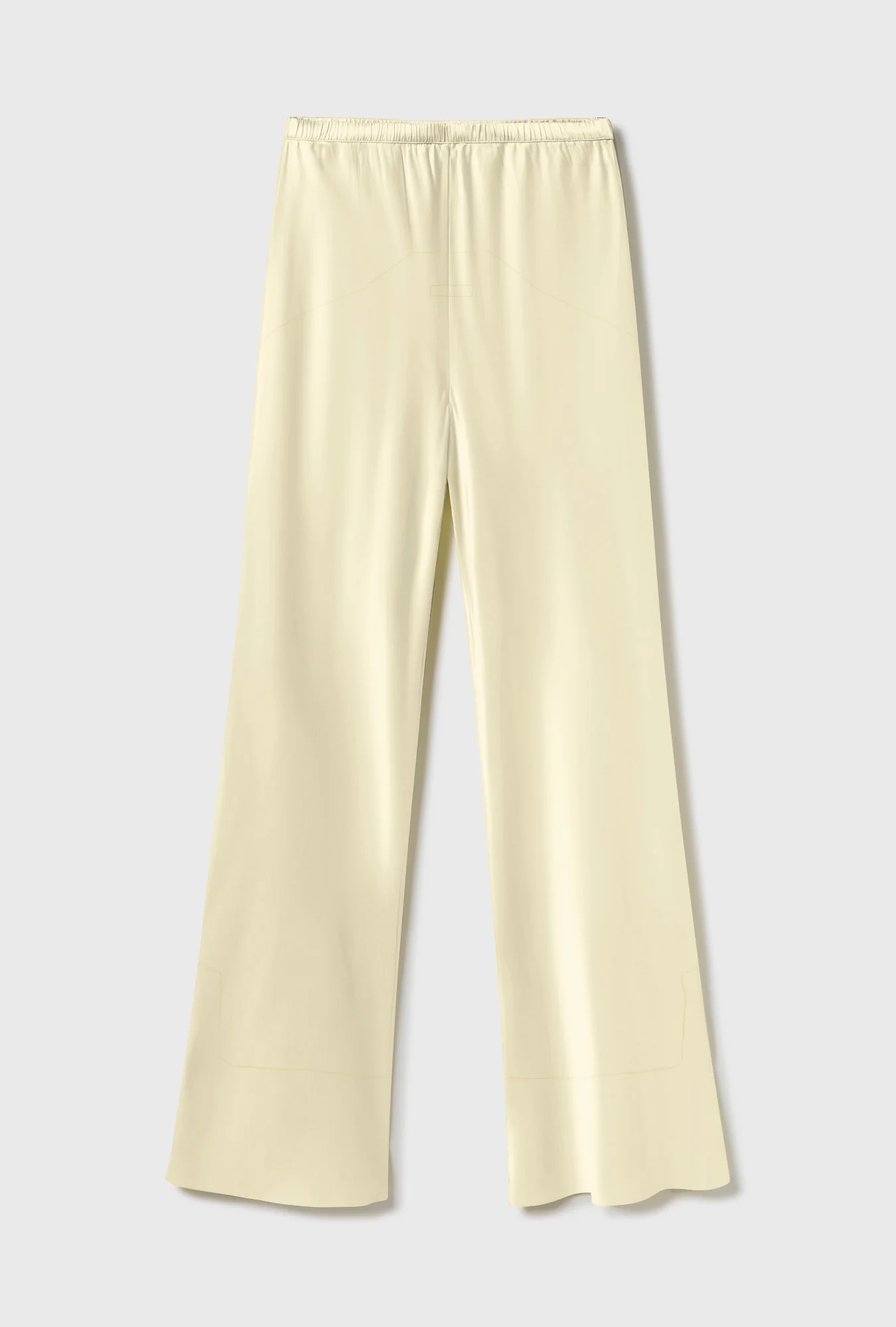 Bias Cut Pants Vanilla Flower