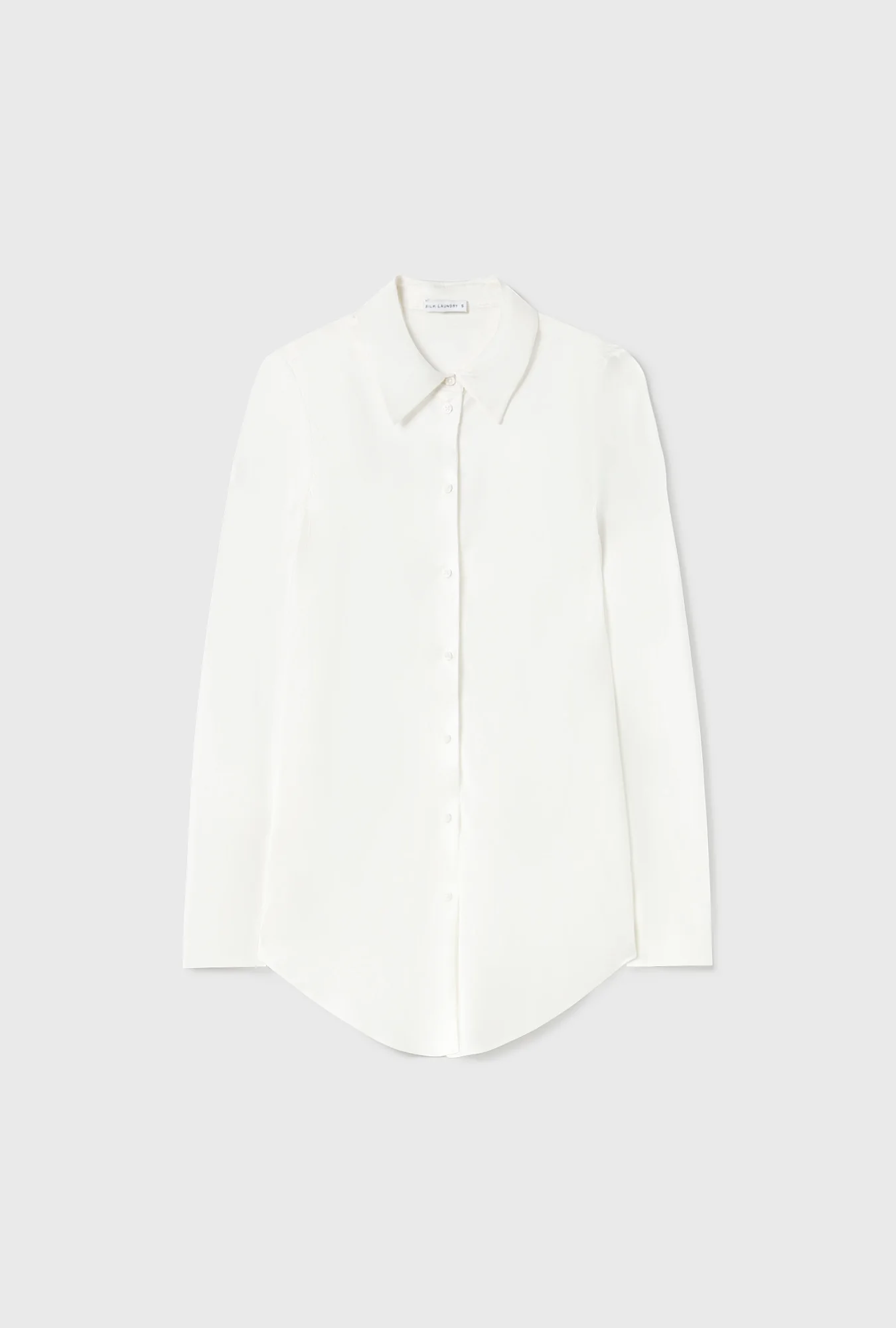 Bias Cut Shirt White