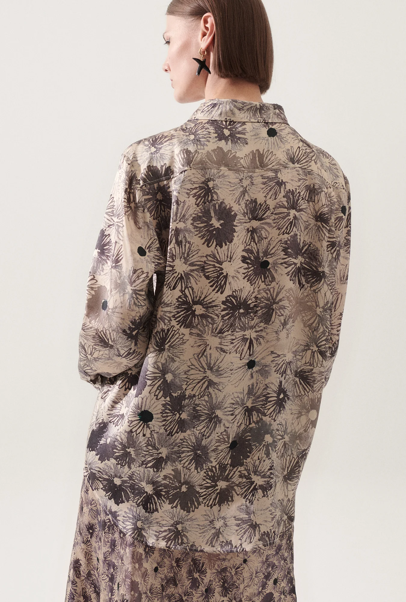 Boyfriend Shirt Aster Floral - Image 4