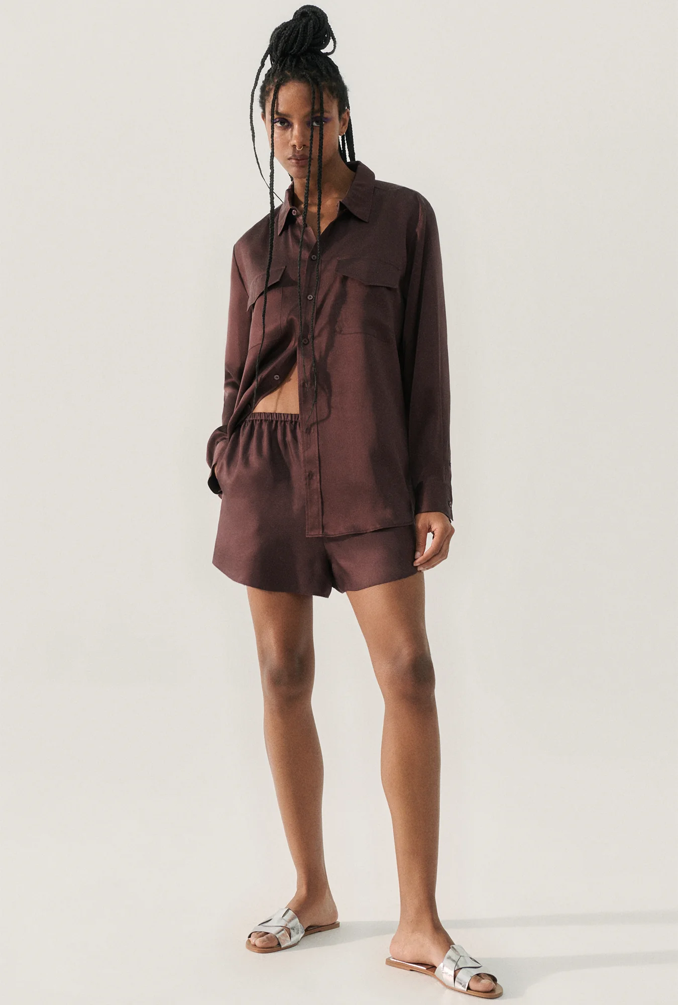 Boyfriend Shirt Cacao - Image 4