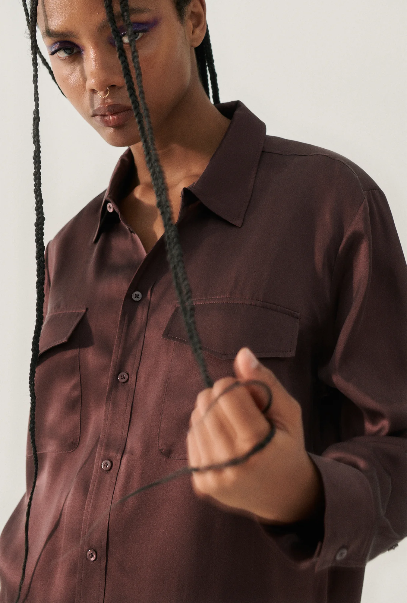 Boyfriend Shirt Cacao - Image 5