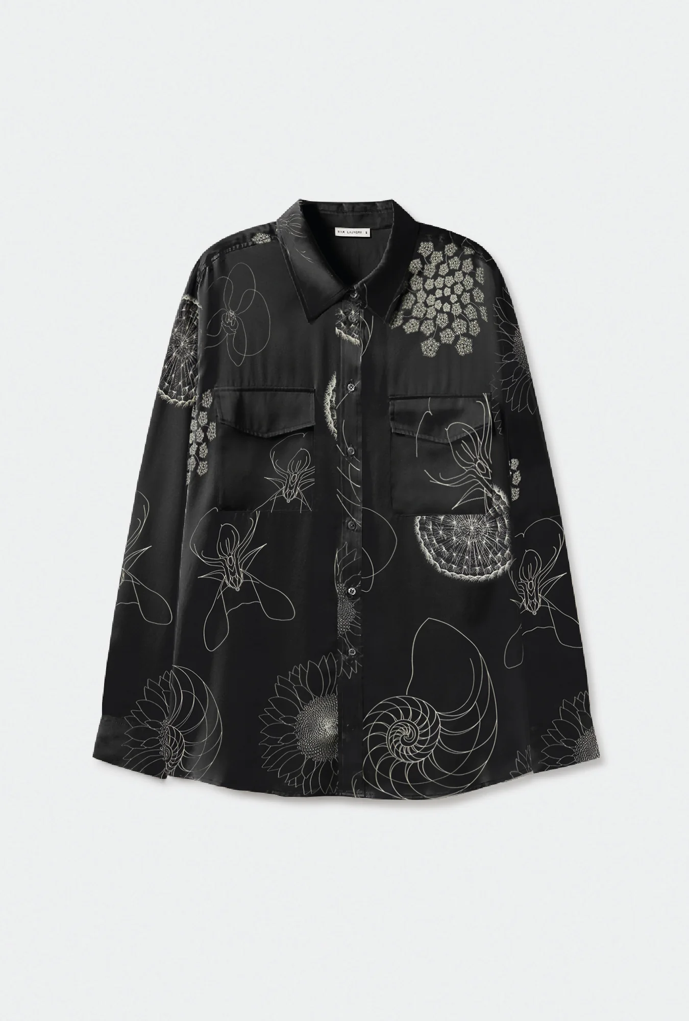 Boyfriend Shirt Fibonacci Black