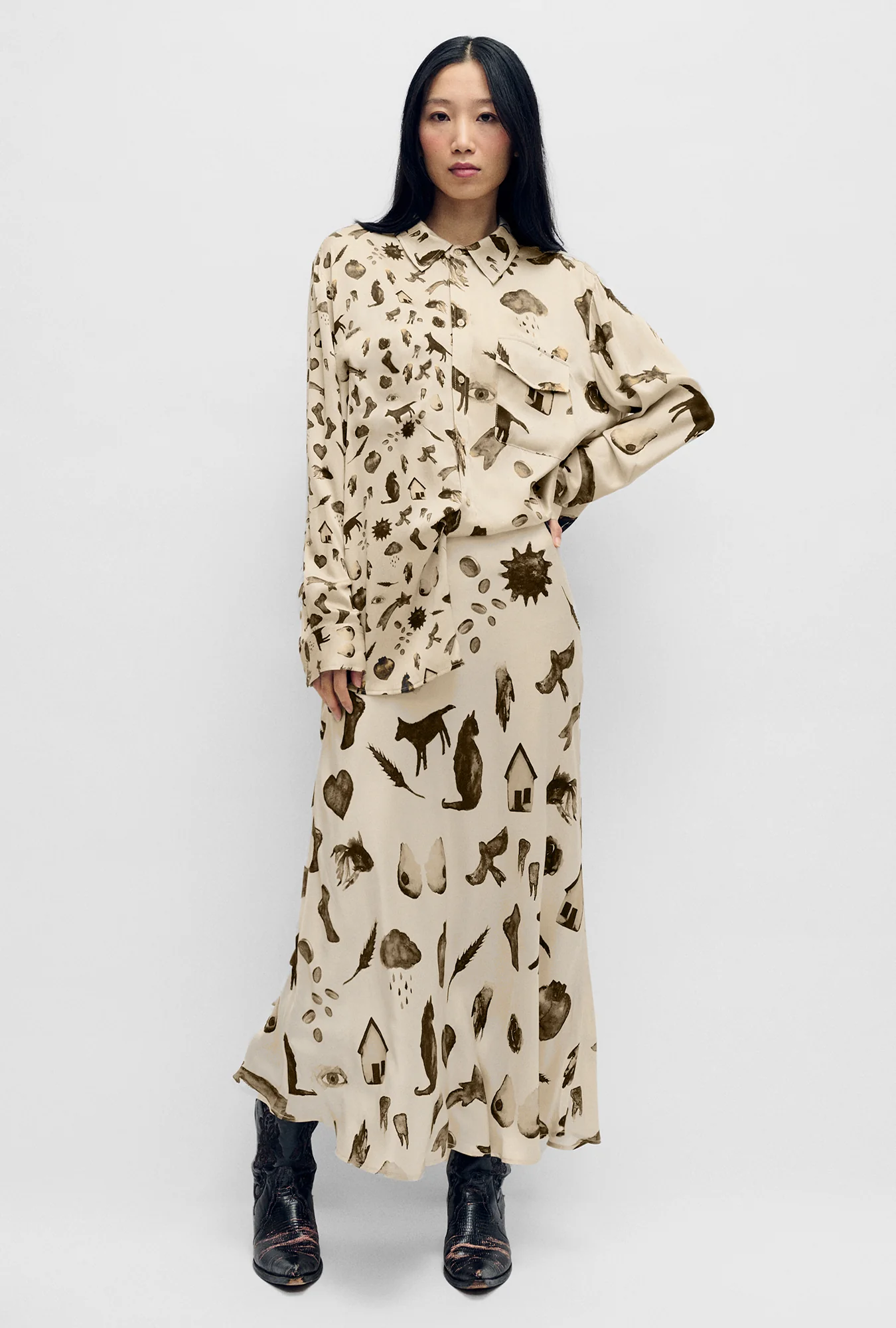Boyfriend Shirt Miracles Hazelnut - Image 2