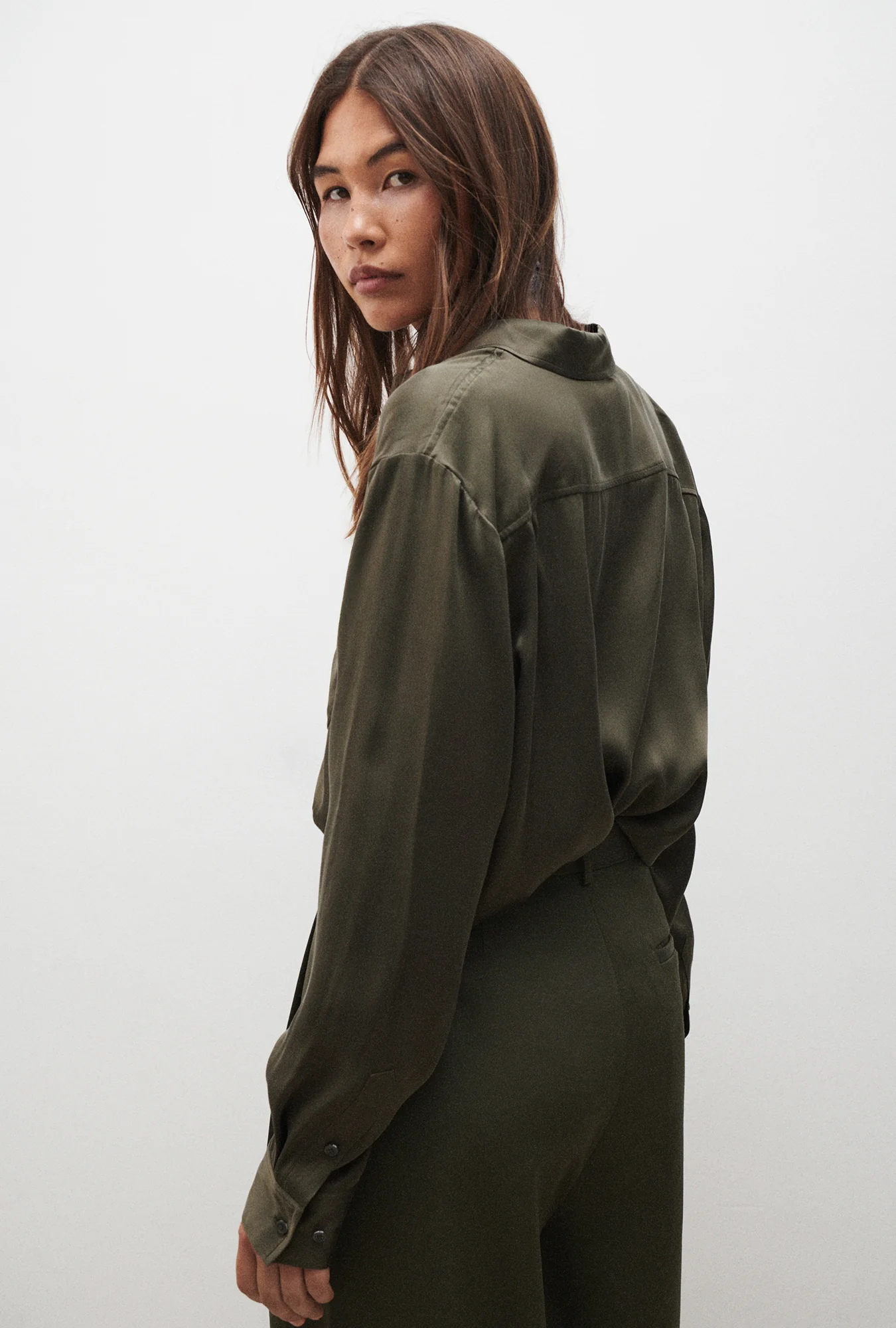 Boyfriend Shirt Pine - Image 3