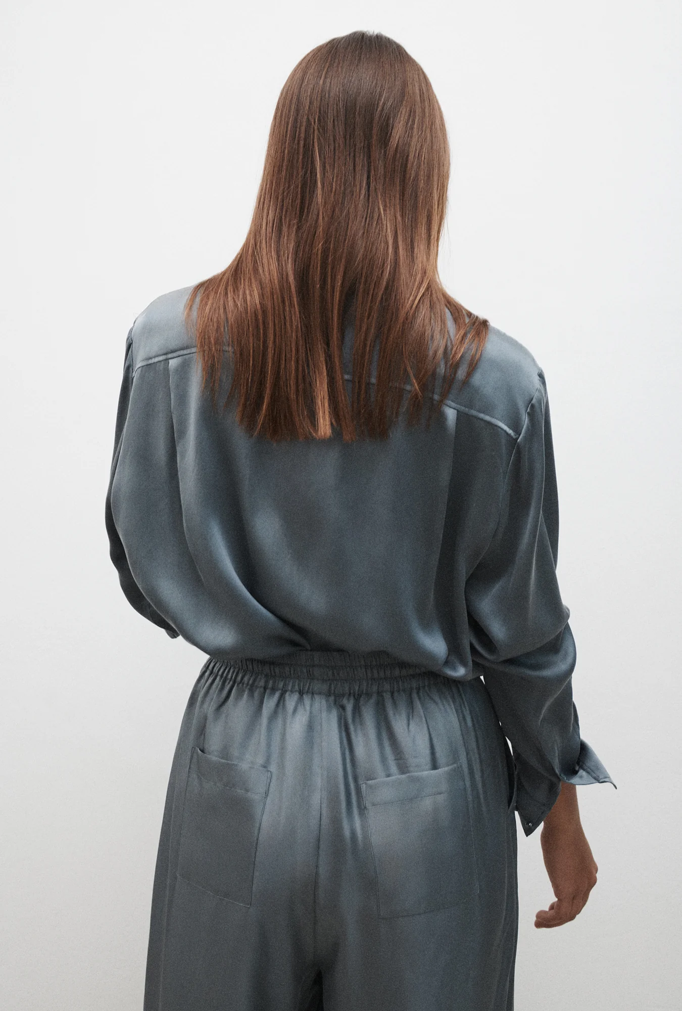 Boyfriend Shirt Slate - Image 3