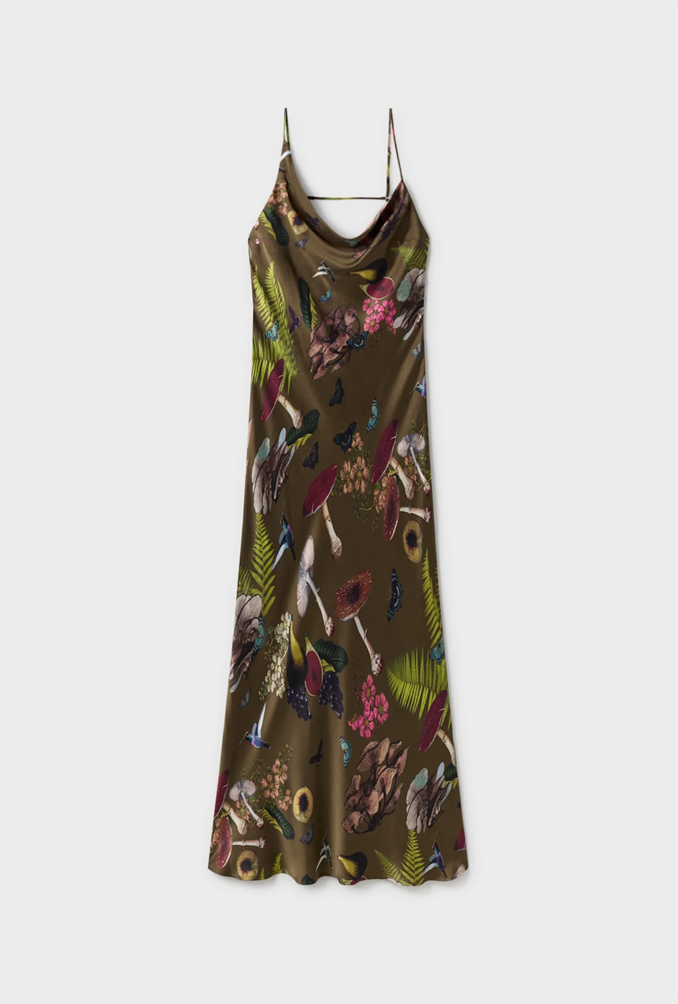 Carrie Dress Magic Mushroom Dark Earth