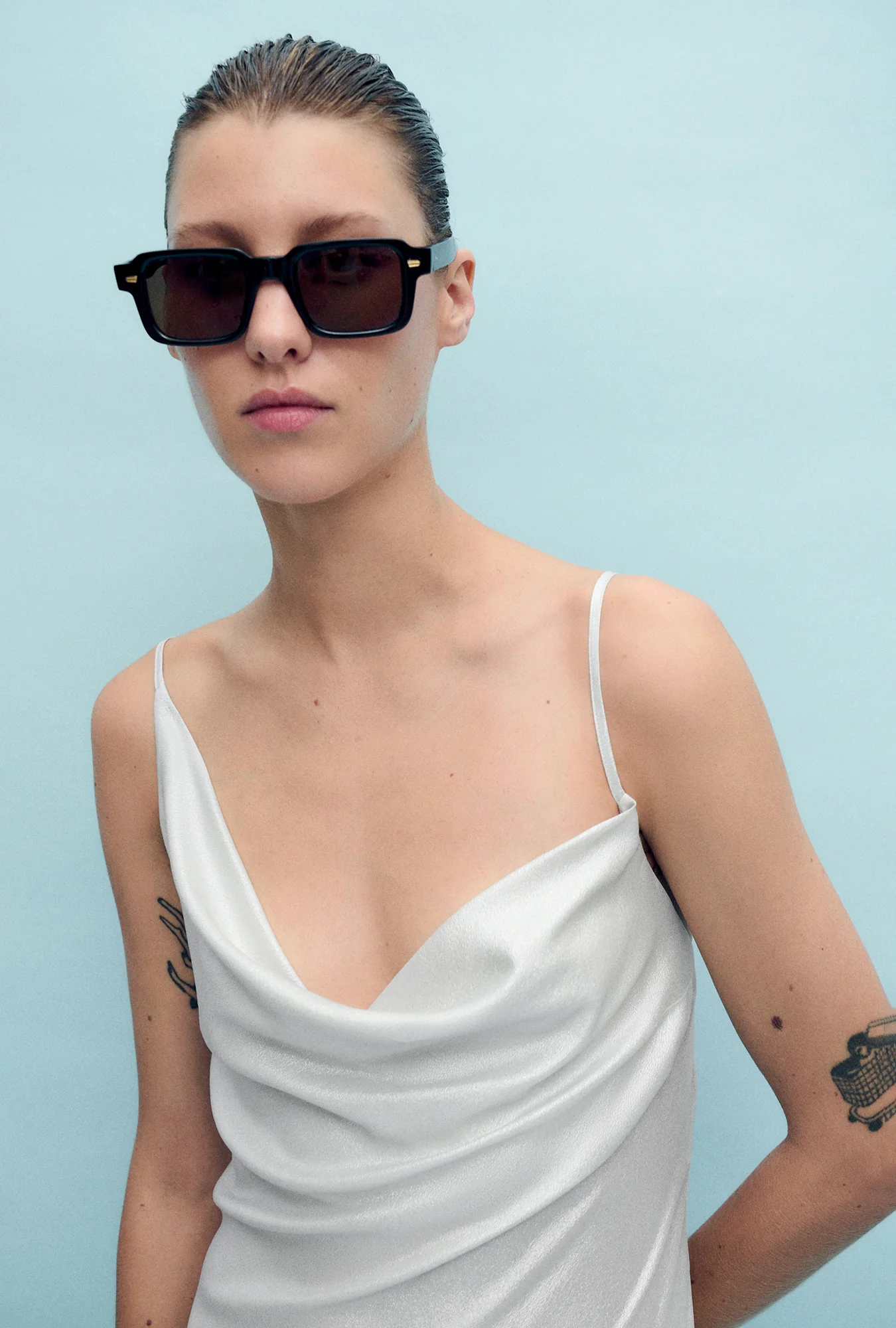 Carrie Dress Silver Foil - Image 3