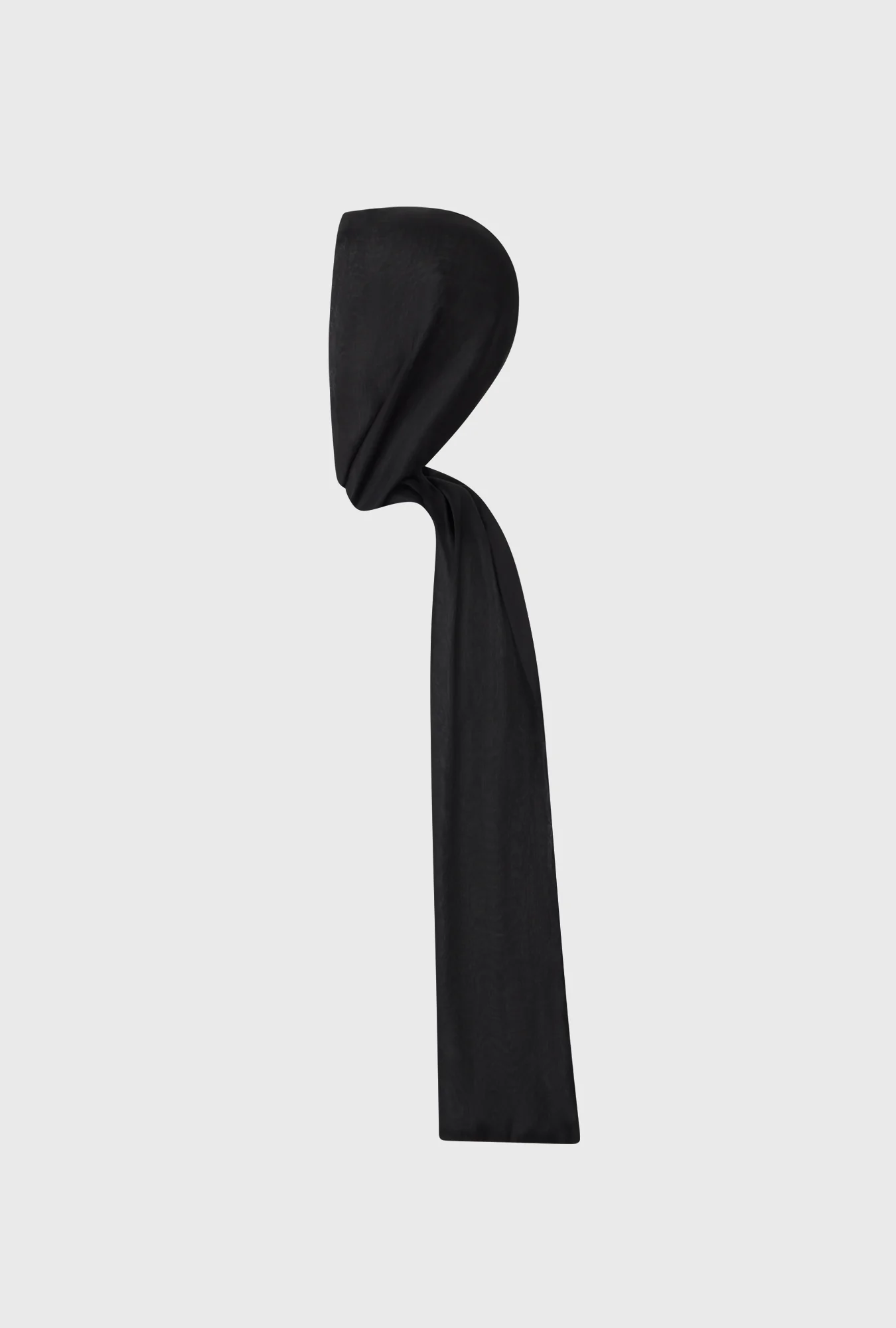 Chiffon Hollywood Headscarf Black - Image 5
