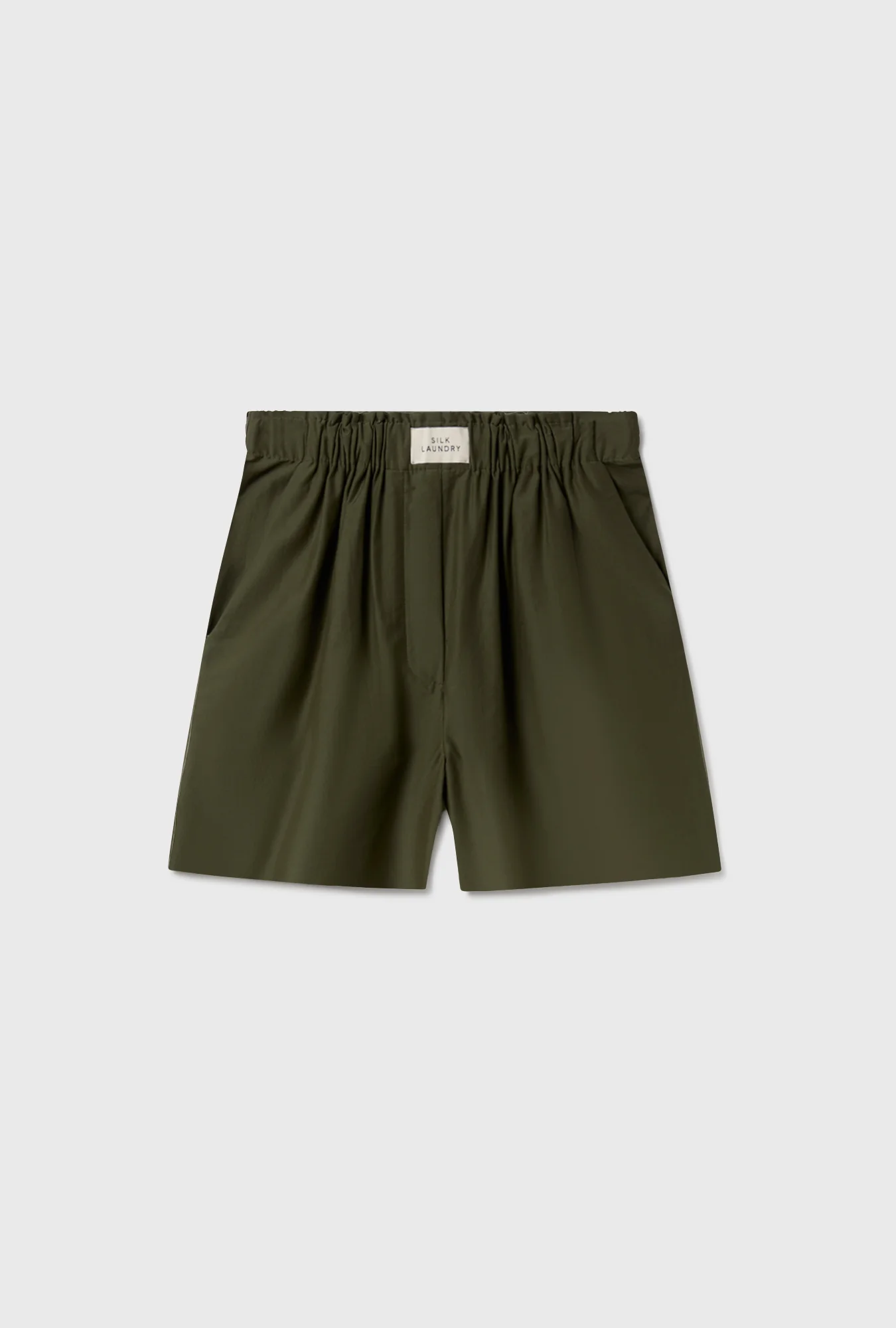 Cotton Silk Boxers Pine