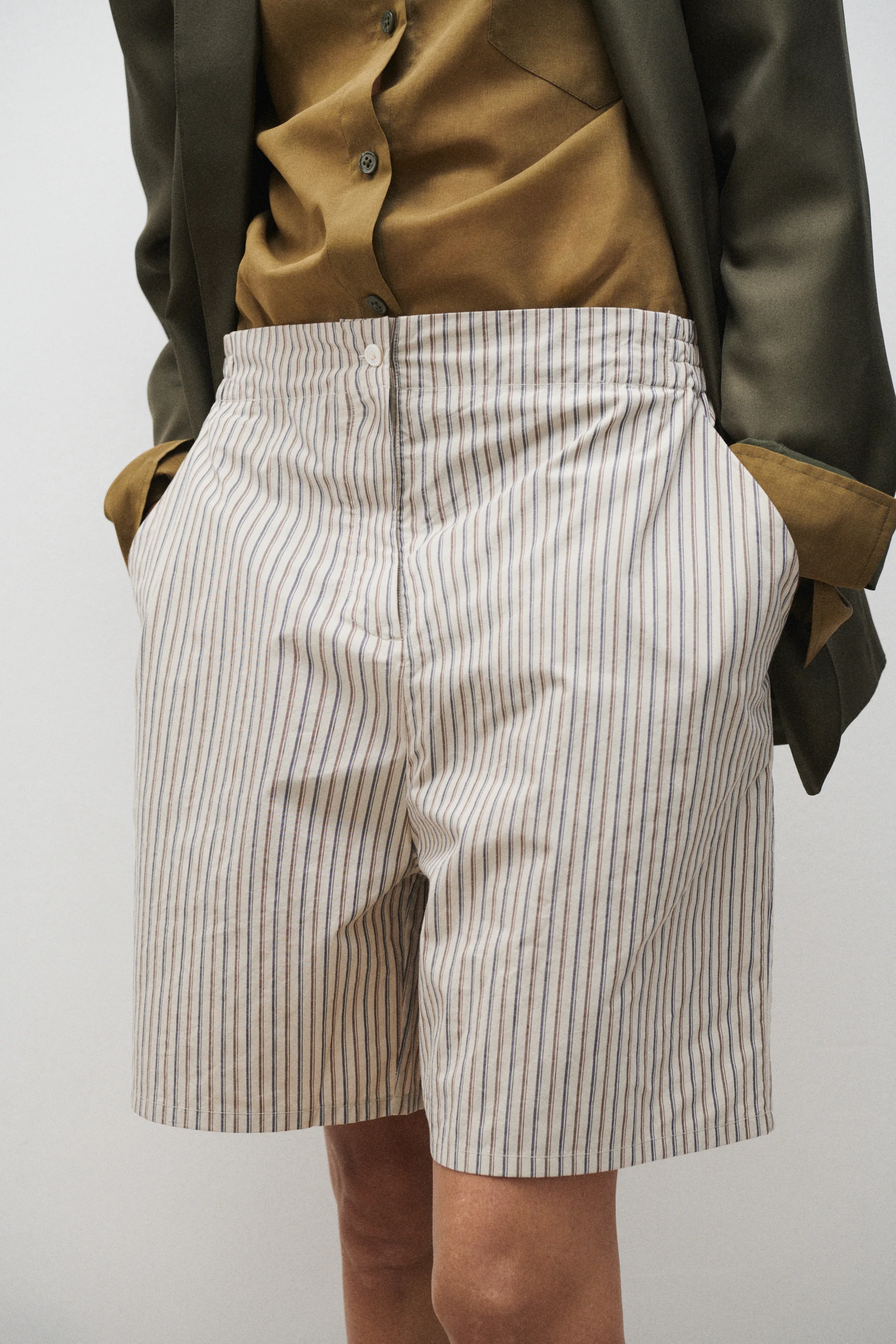 Cotton Boxers Slate Stripe - Image 3