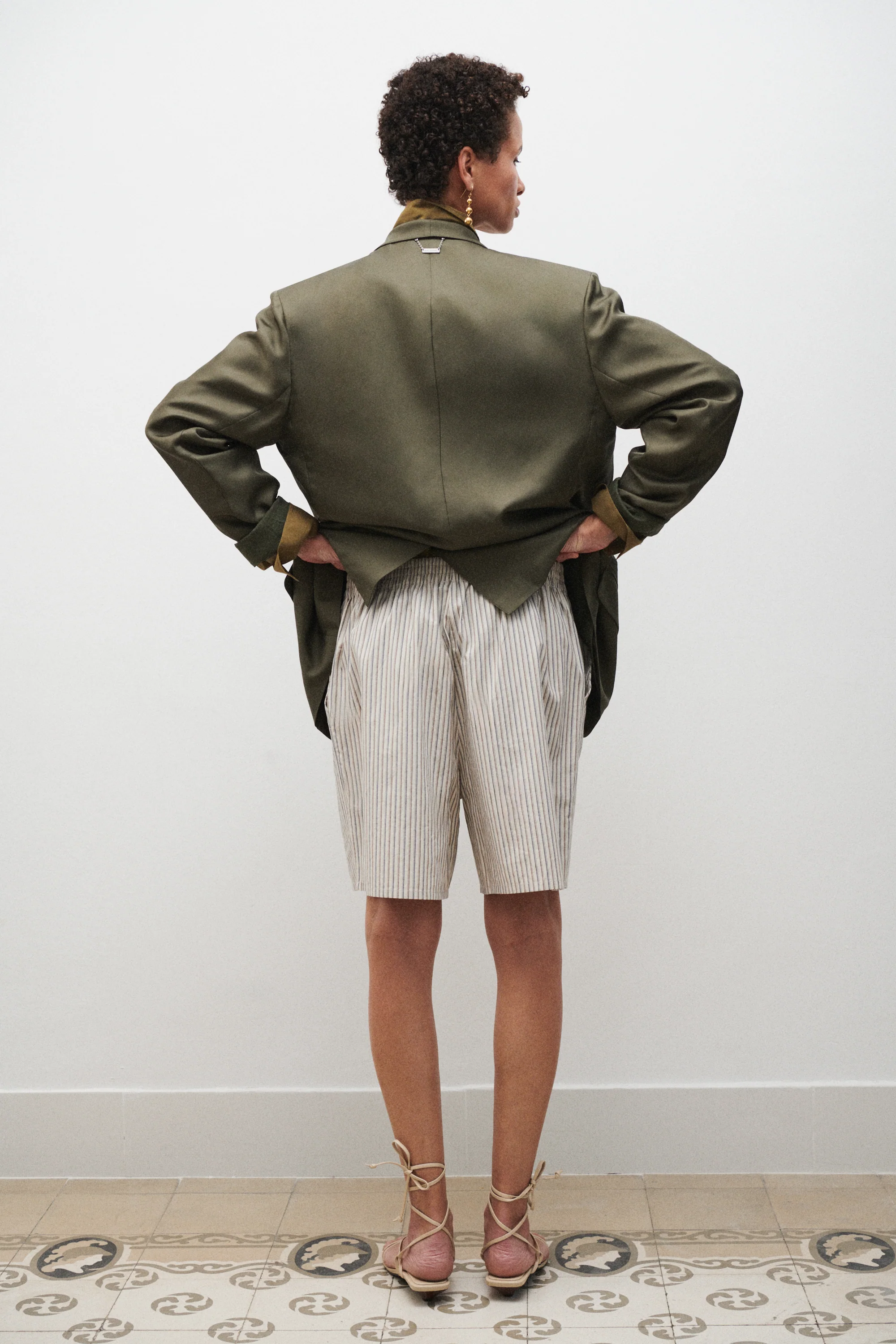 Cotton Boxers Slate Stripe - Image 4
