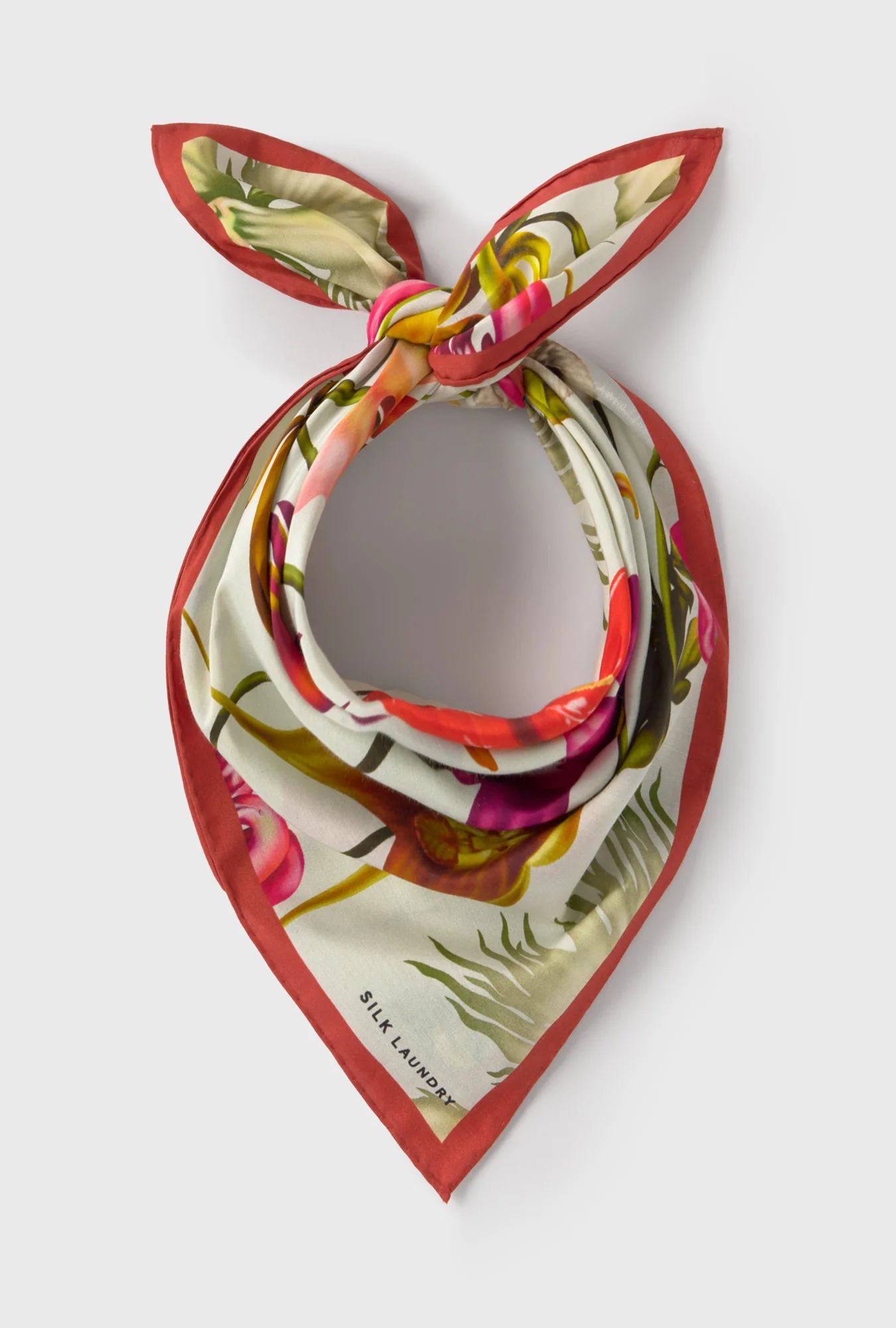 Cotton Silk Scarf Wonderland - Image 2