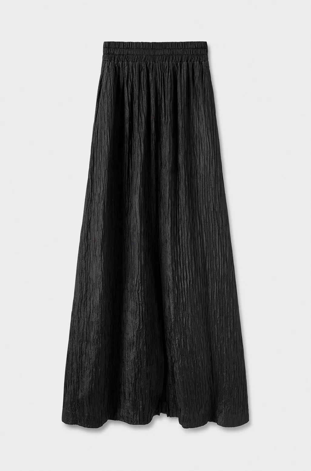 Crinkle Skirt Black - Image 2