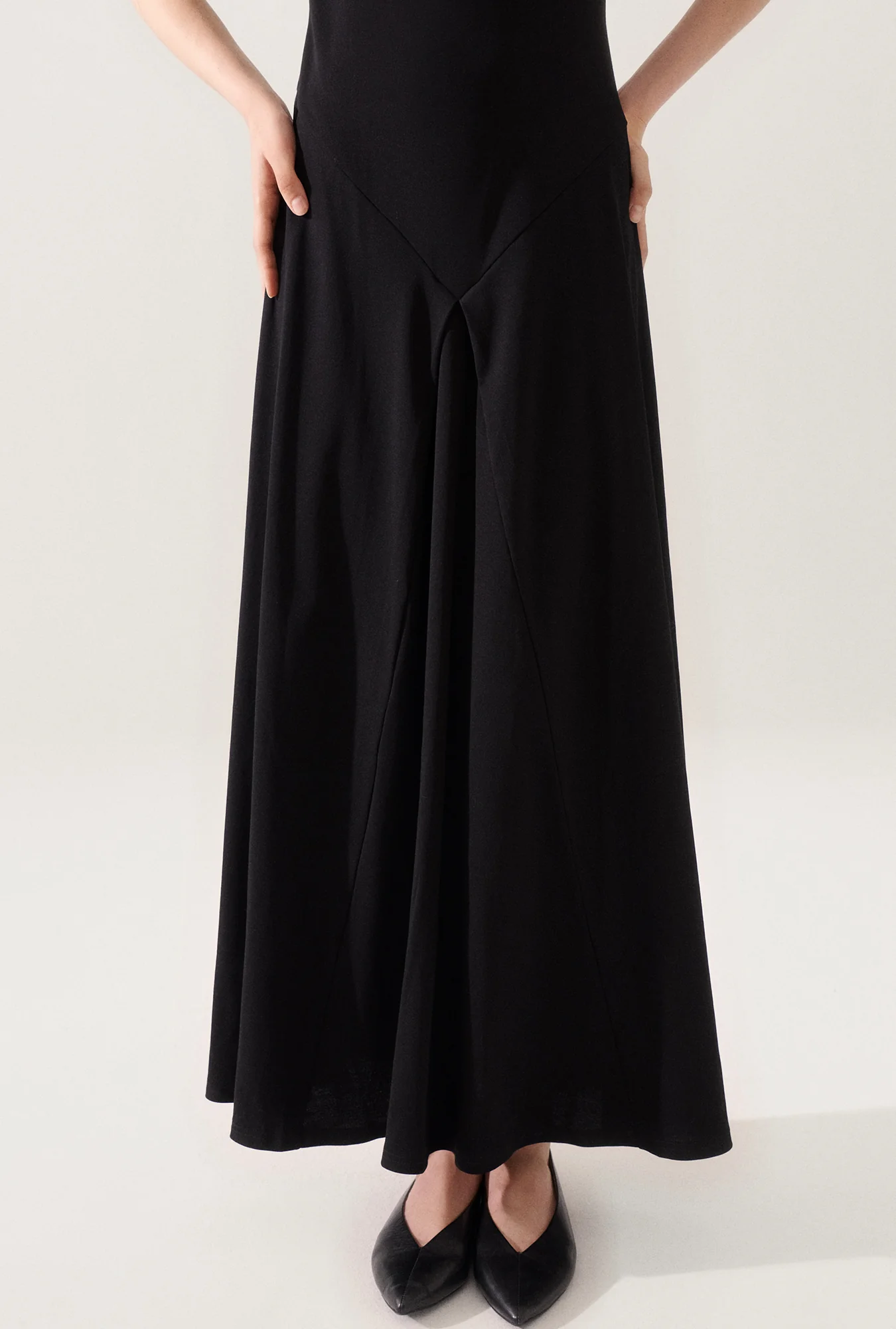 Crochet Trim Dress Black - Image 5