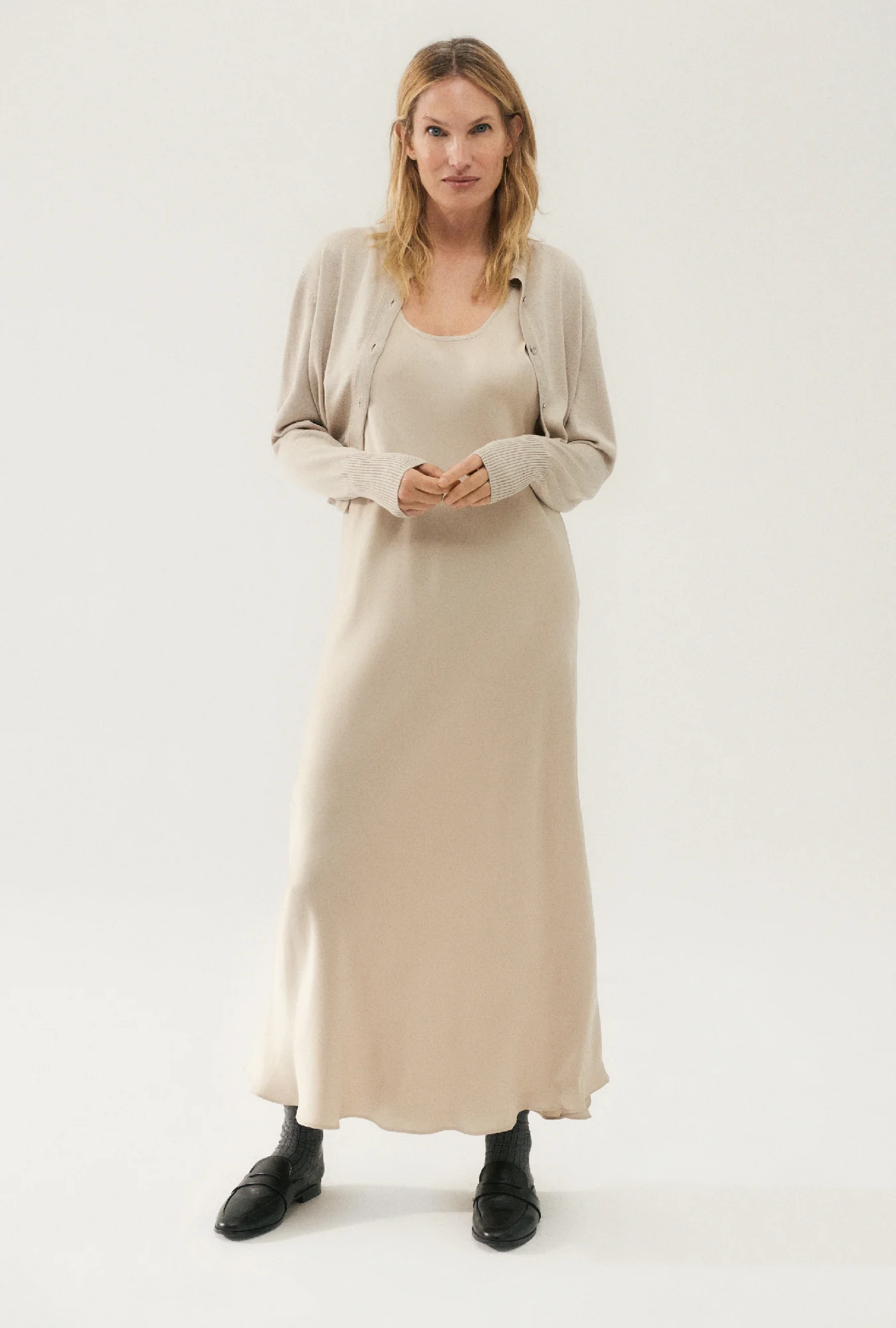 Cropped Cardigan Hazelnut - Image 5