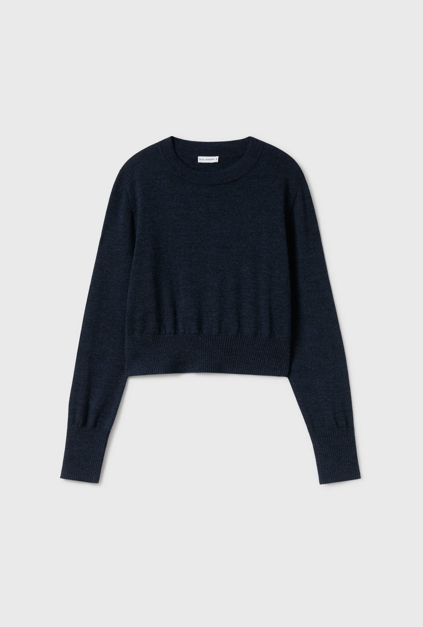 Cropped Crewneck Azul Melange - Image 6