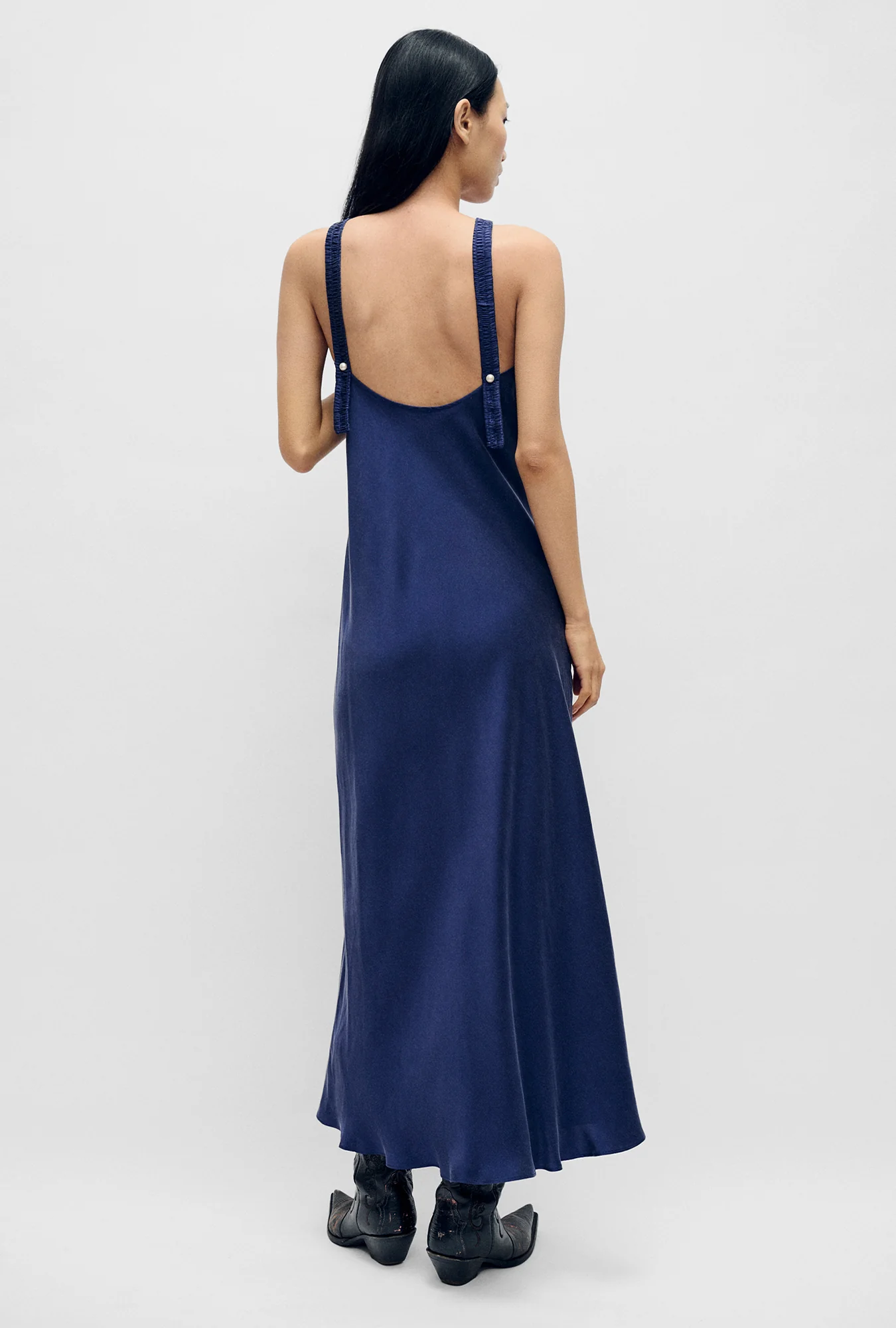 Deco Ruched Dress Purple Rain - Image 3