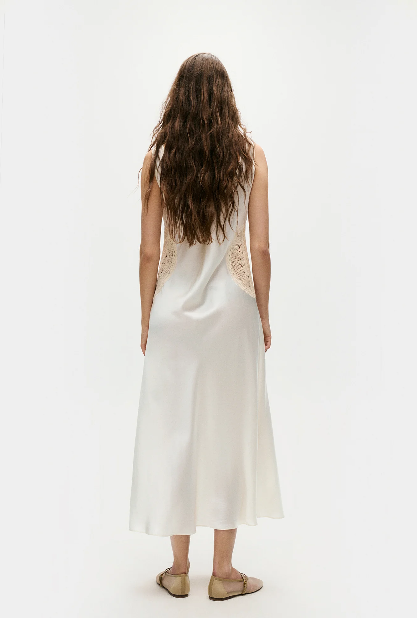 Doilies Scoop Neck Dress Off-White - Image 4