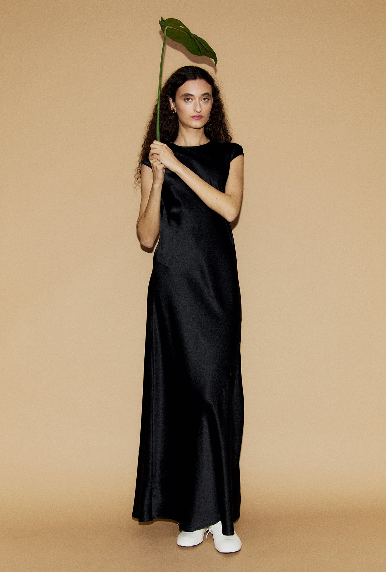Drape Dress Black - Image 2