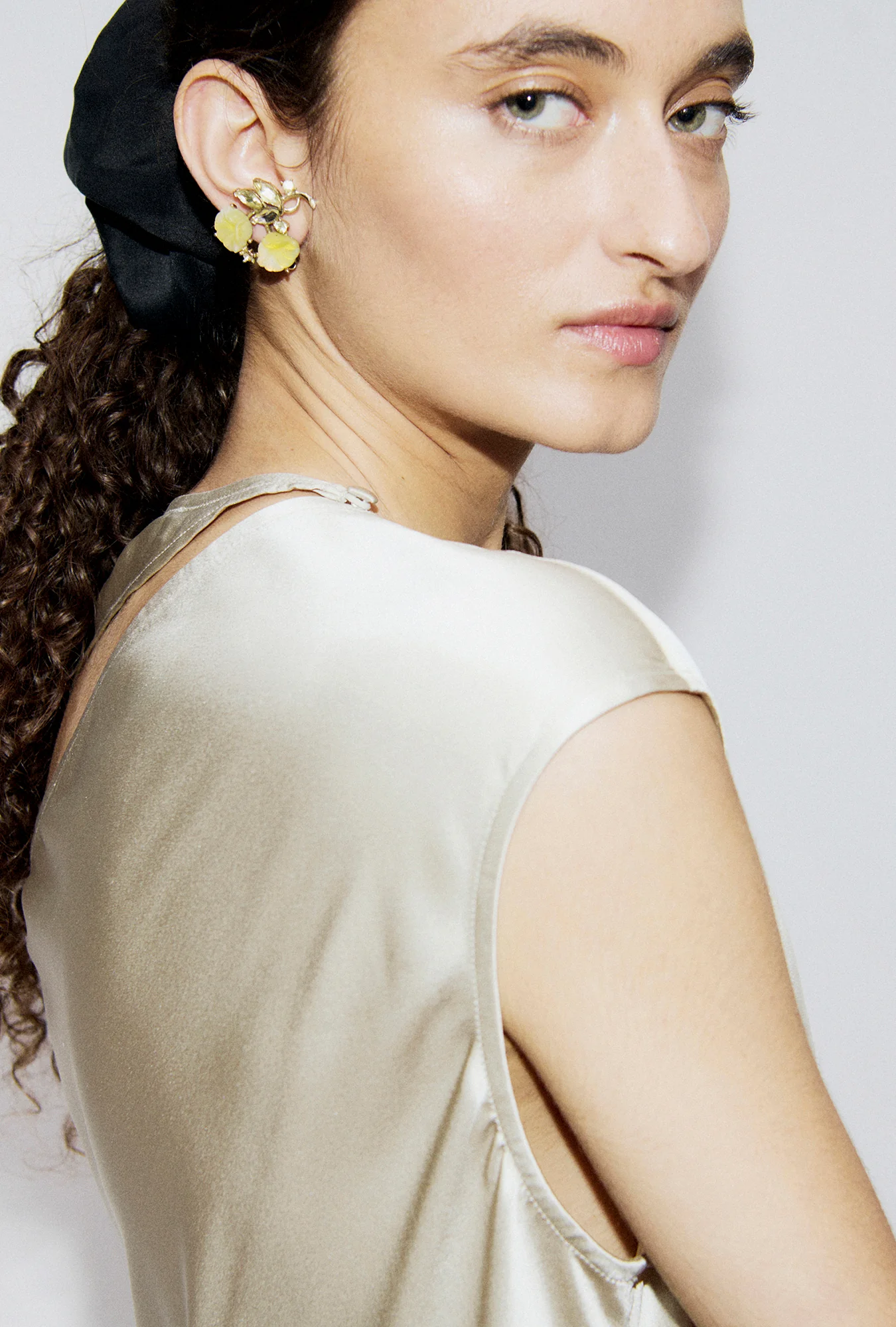 Drape Dress Hazelnut - Image 4