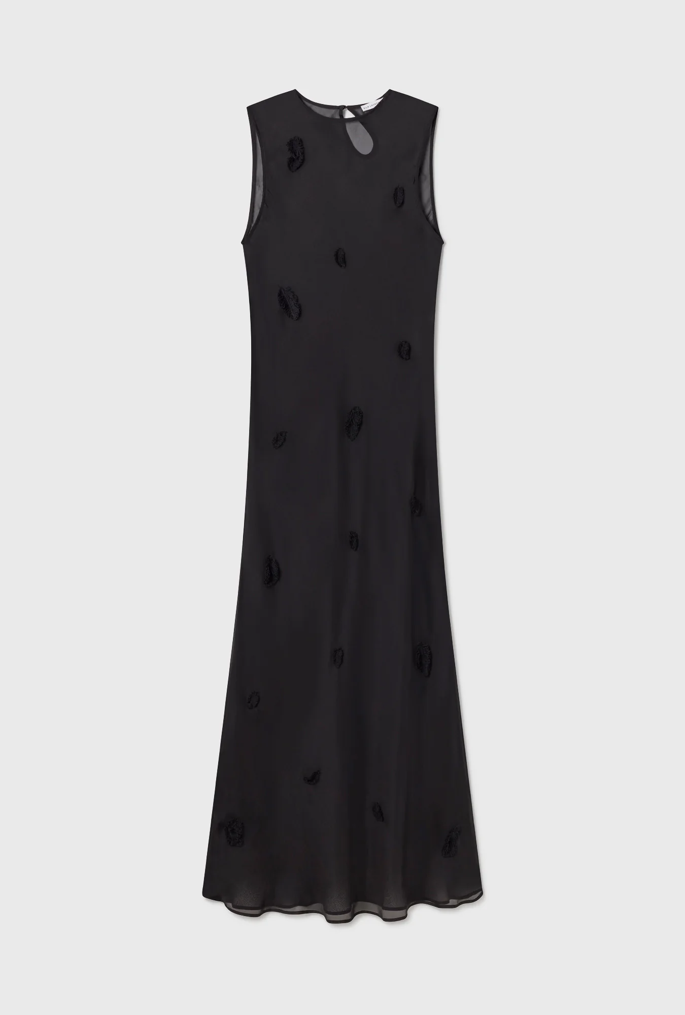 Feather Dress Black