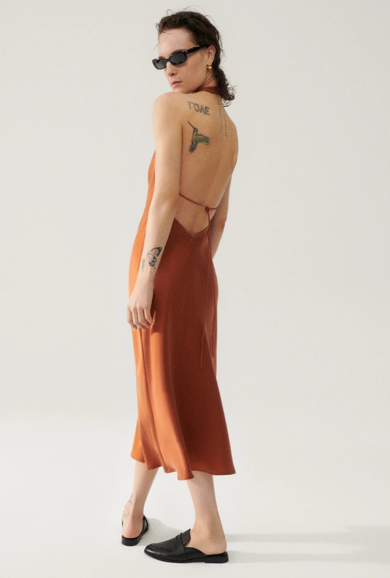 Halter Dress Umber - Image 2