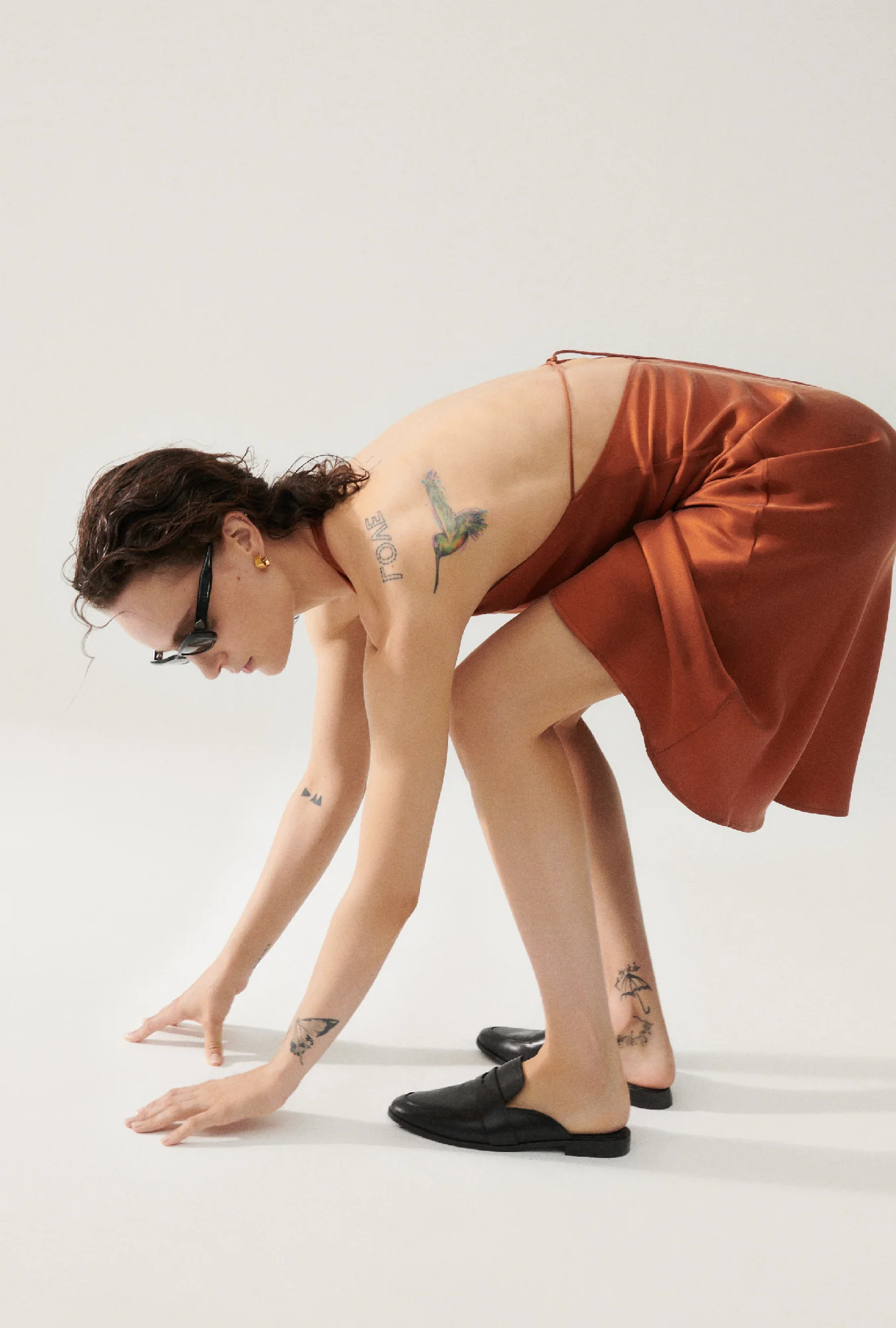 Halter Dress Umber - Image 3