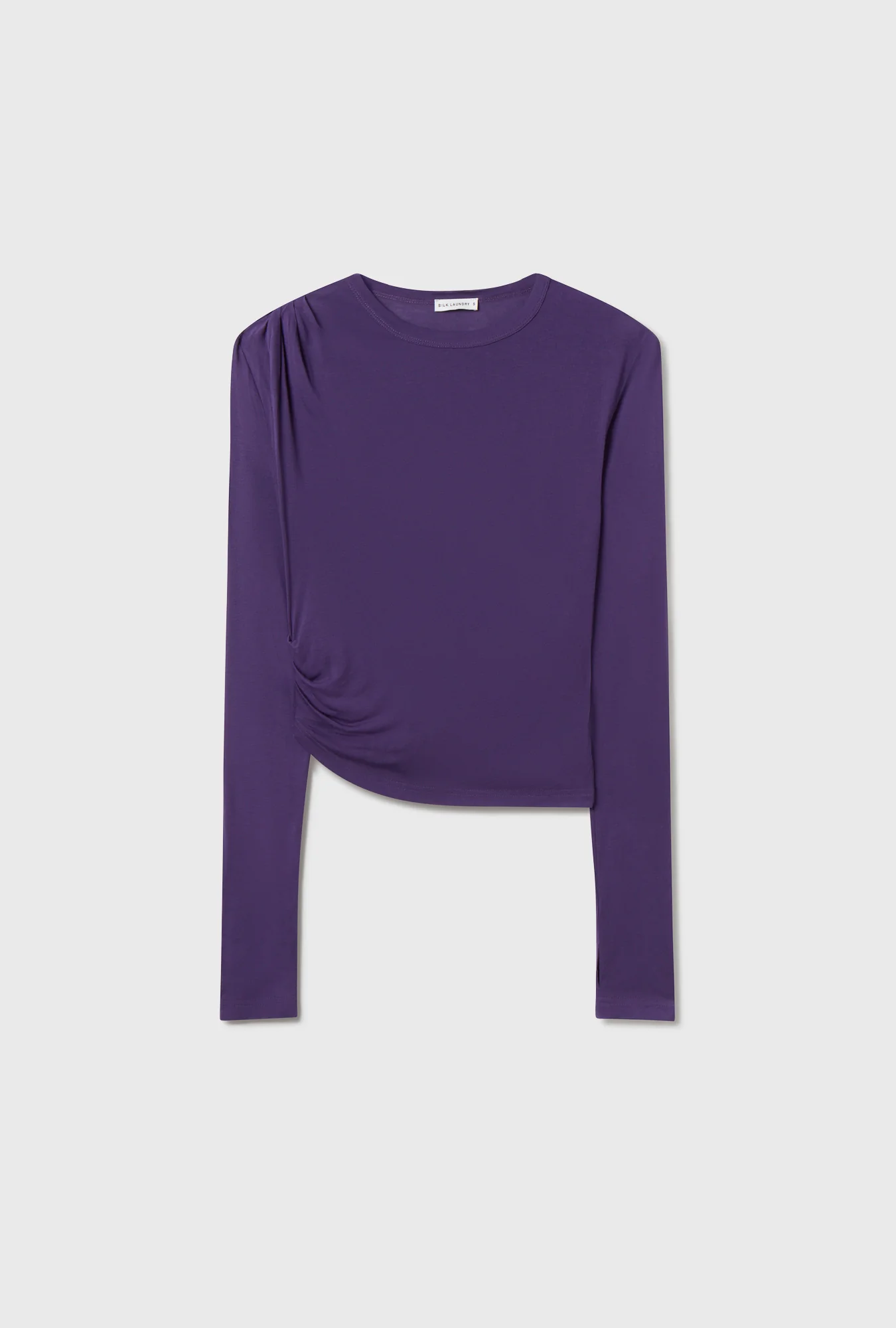 Jersey Modal Drape Top Nightshade