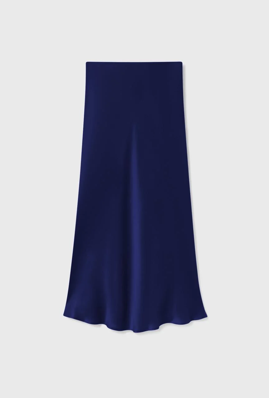 Long Bias Cut Skirt Purple Rain